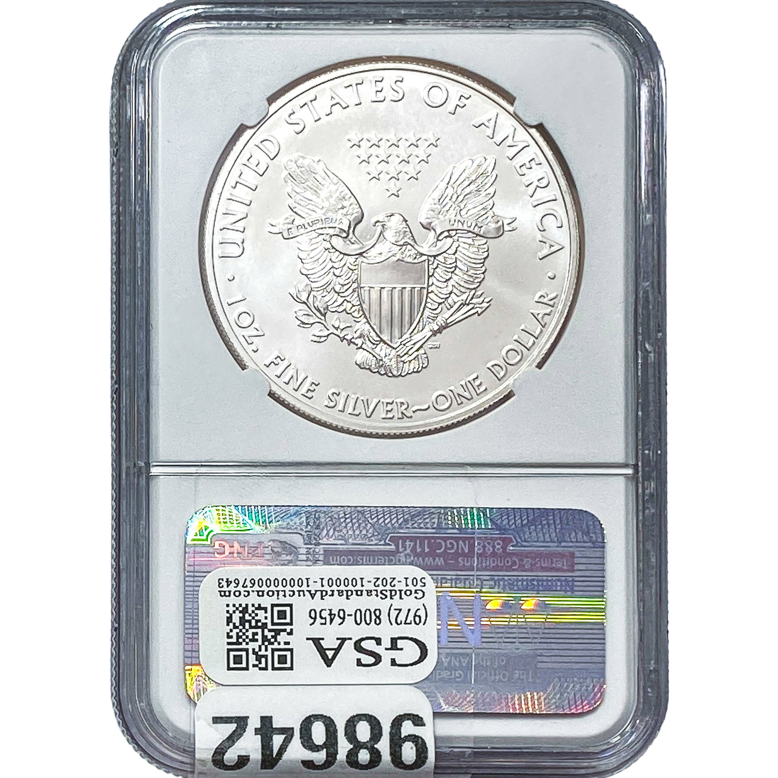 2011-S Silver Eagle NGC MS70 - 2