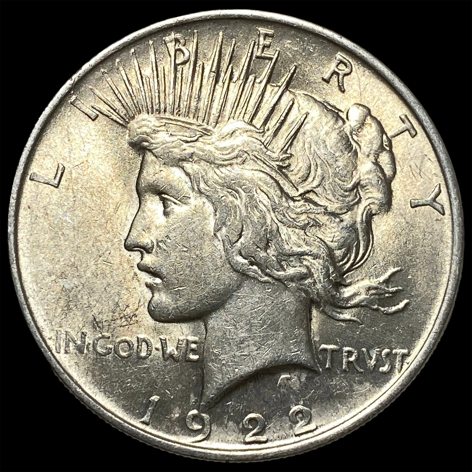 1922 Silver Peace Dollar UNCIRCULATED: 1922 Silver Peace Dollar UNCIRCULATED