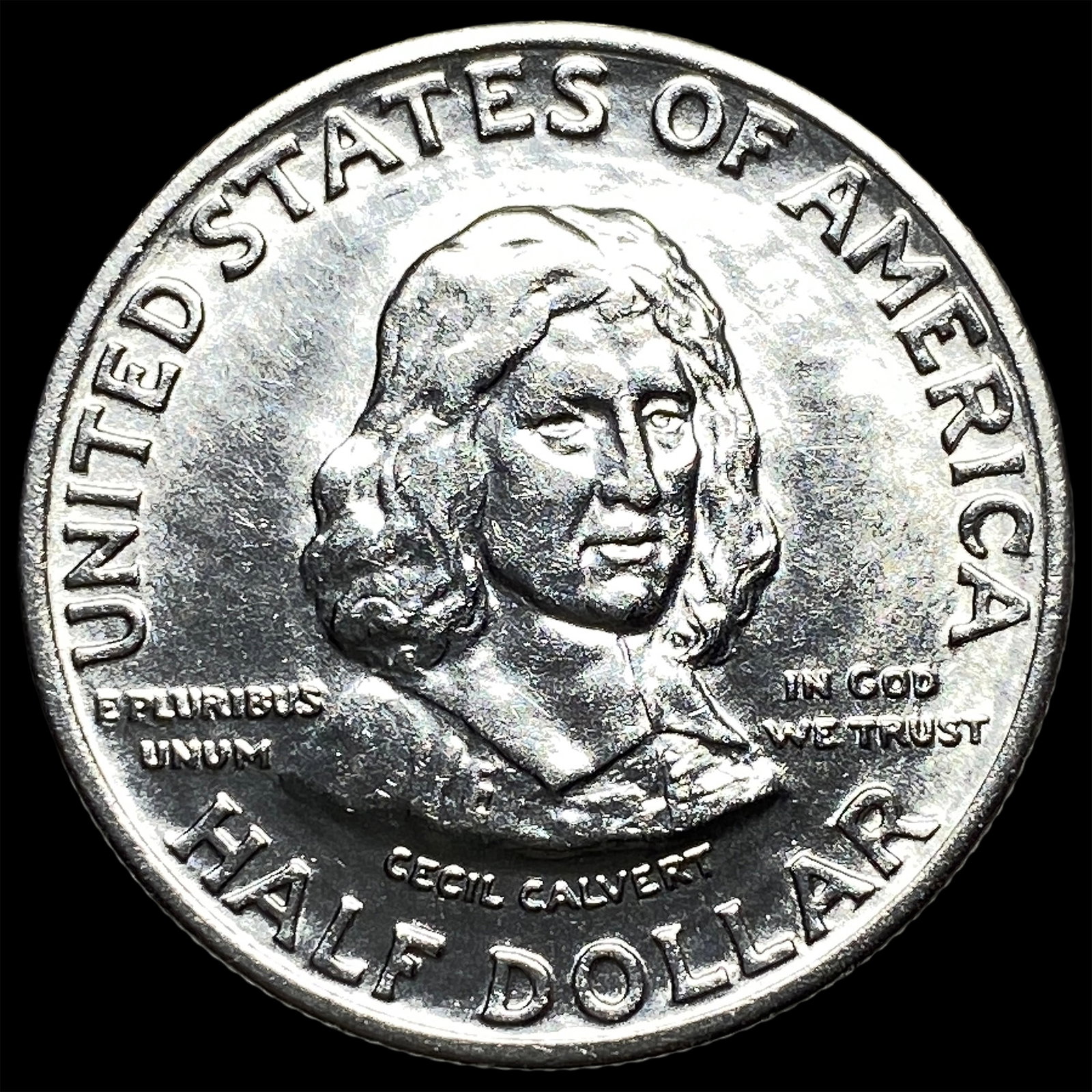 1934 Maryland Tercentenary Silver Half Dollar UNCIRCULATED: 1934 Maryland Tercentenary Silver Half Dollar UNCIRCULATED