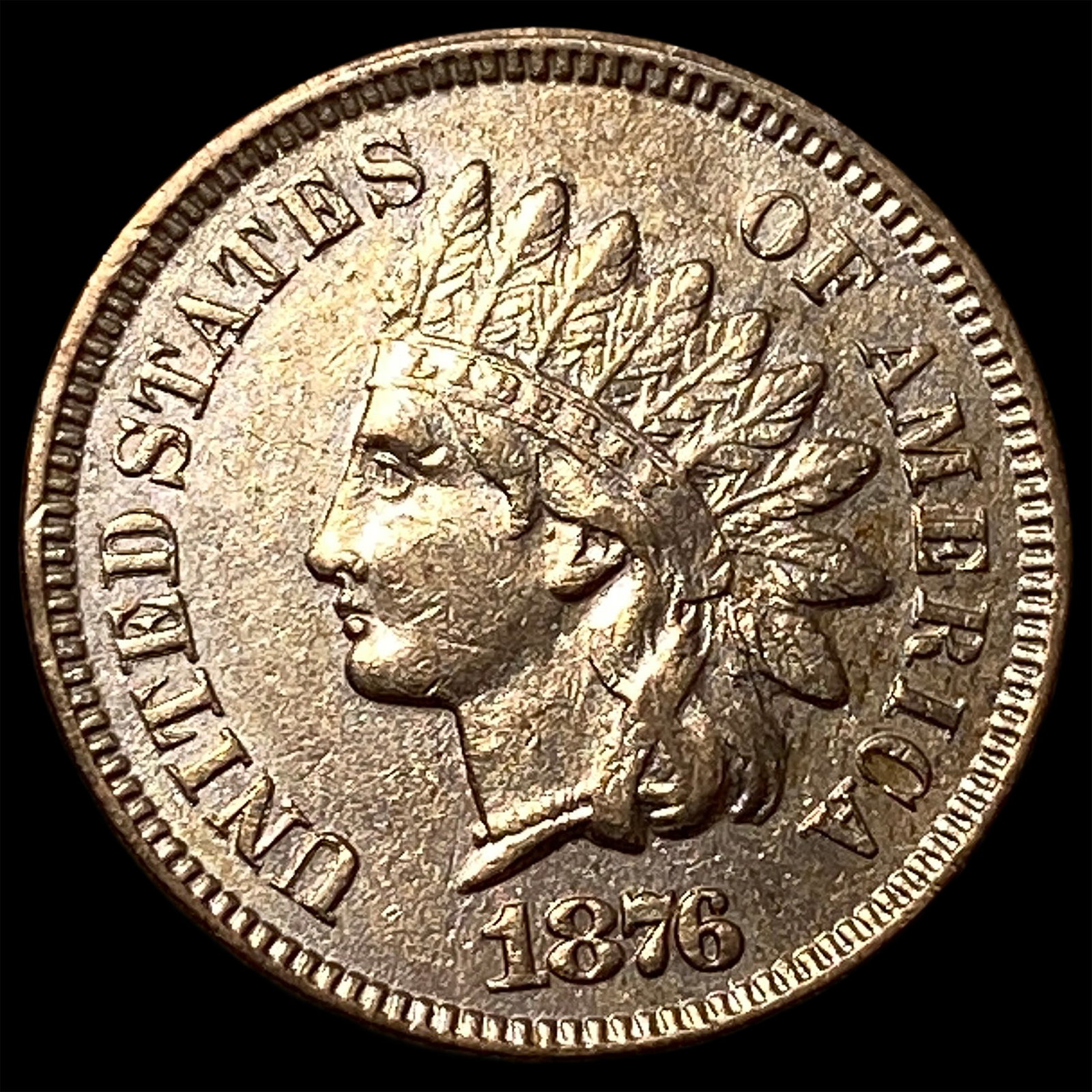 1876 Indian Head Cent UNCIRCULATED (1 of 2)