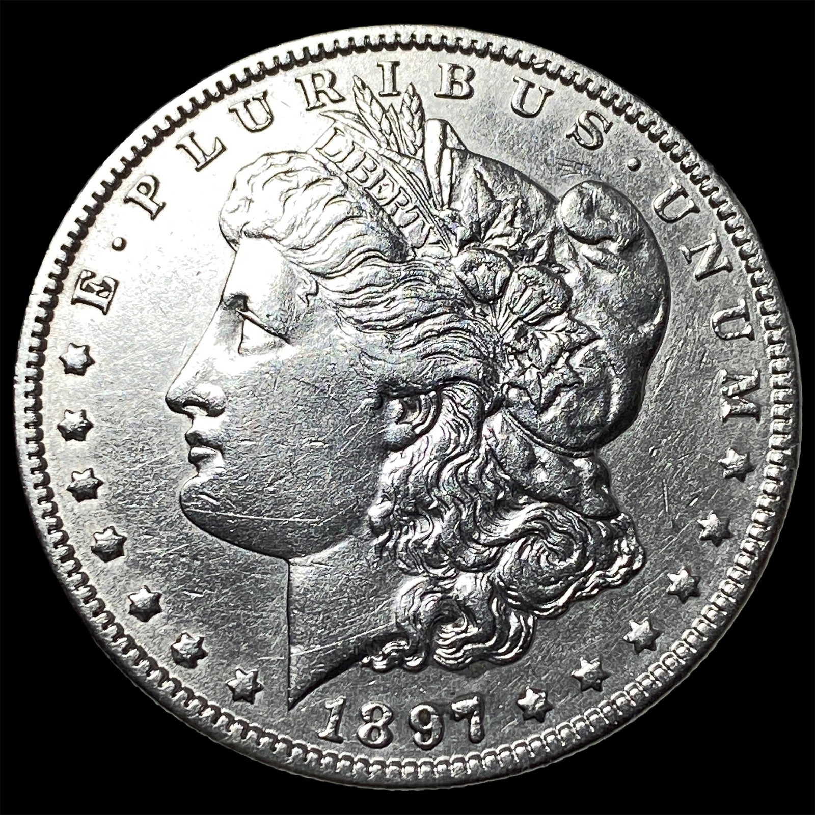 1897-O Silver Morgan Dollar NEARLY UNCIRCULATED: 1897-O Silver Morgan Dollar NEARLY UNCIRCULATED