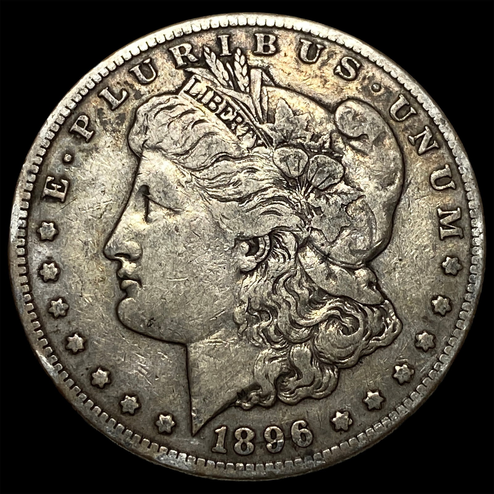 1896-S Silver Morgan Dollar NEARLY UNCIRCULATED: 1896-S Silver Morgan Dollar NEARLY UNCIRCULATED