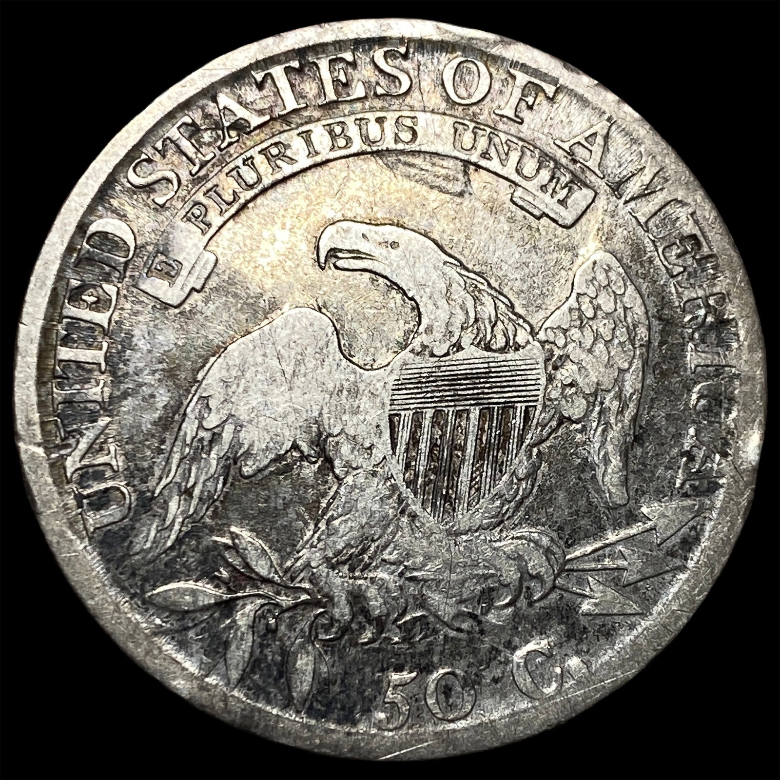 1814 Capped Bust Silver Half Dollar CLOSELY UNCIRCULATED (1 of 2)
