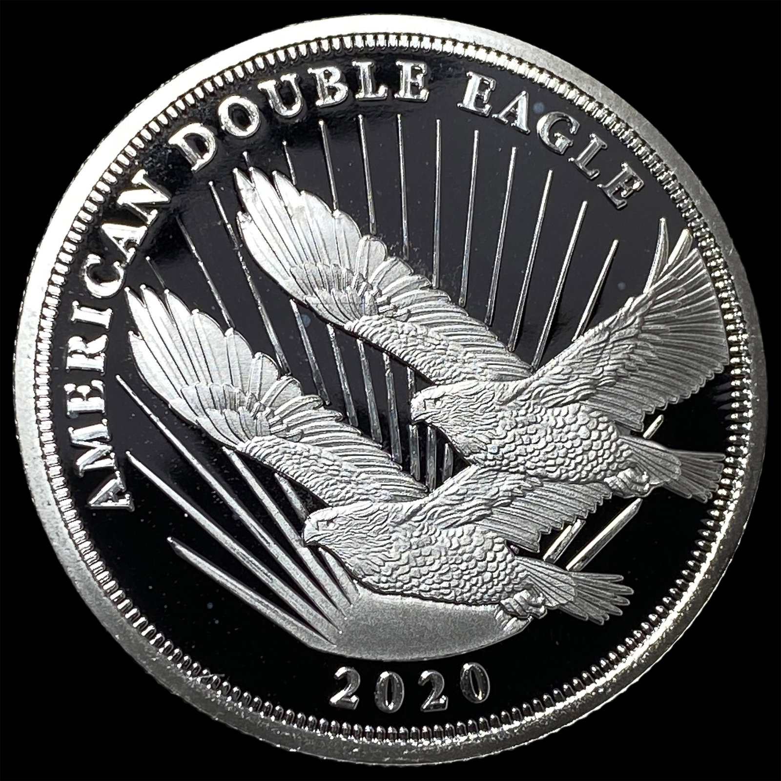2020 Cook Islands 1/2 oz Silver $2 Double Eagle CHOICE PROOF: 2020 Cook Islands 1/2 oz Silver $2 Double Eagle CHOICE PROOF