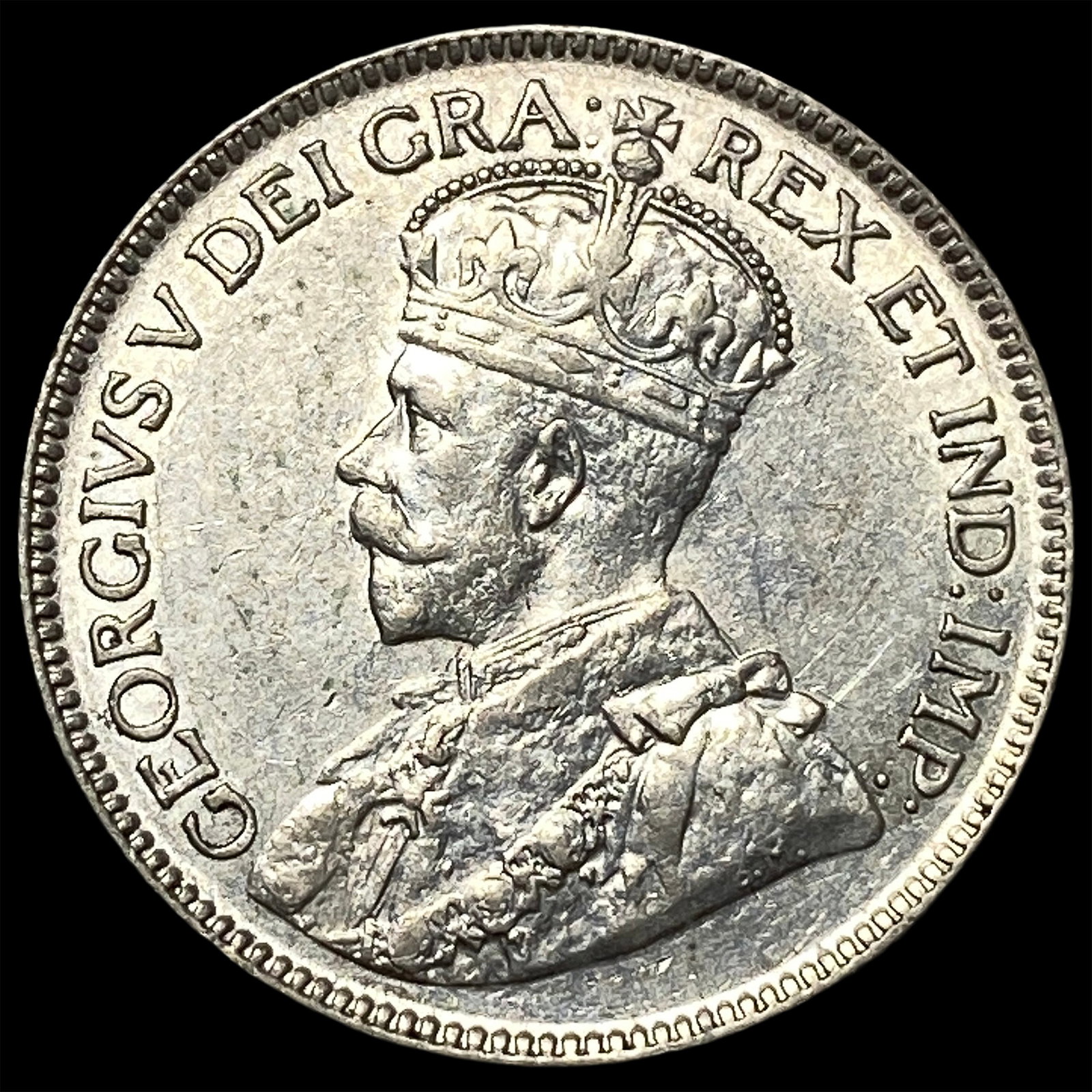 1917-C Silver 25 Cents Newfoundland UNCIRCULATED (1 of 2)