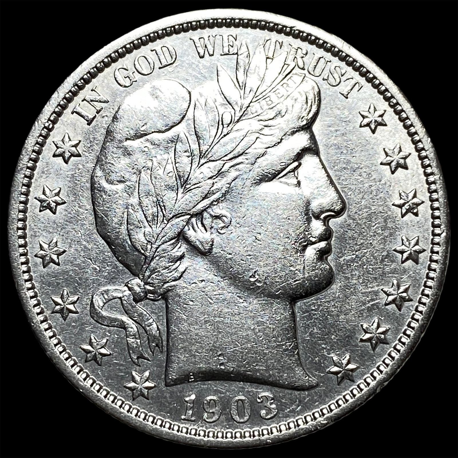 1903-S Silver Barber Half Dollar UNCIRCULATED: 1903-S Silver Barber Half Dollar UNCIRCULATED