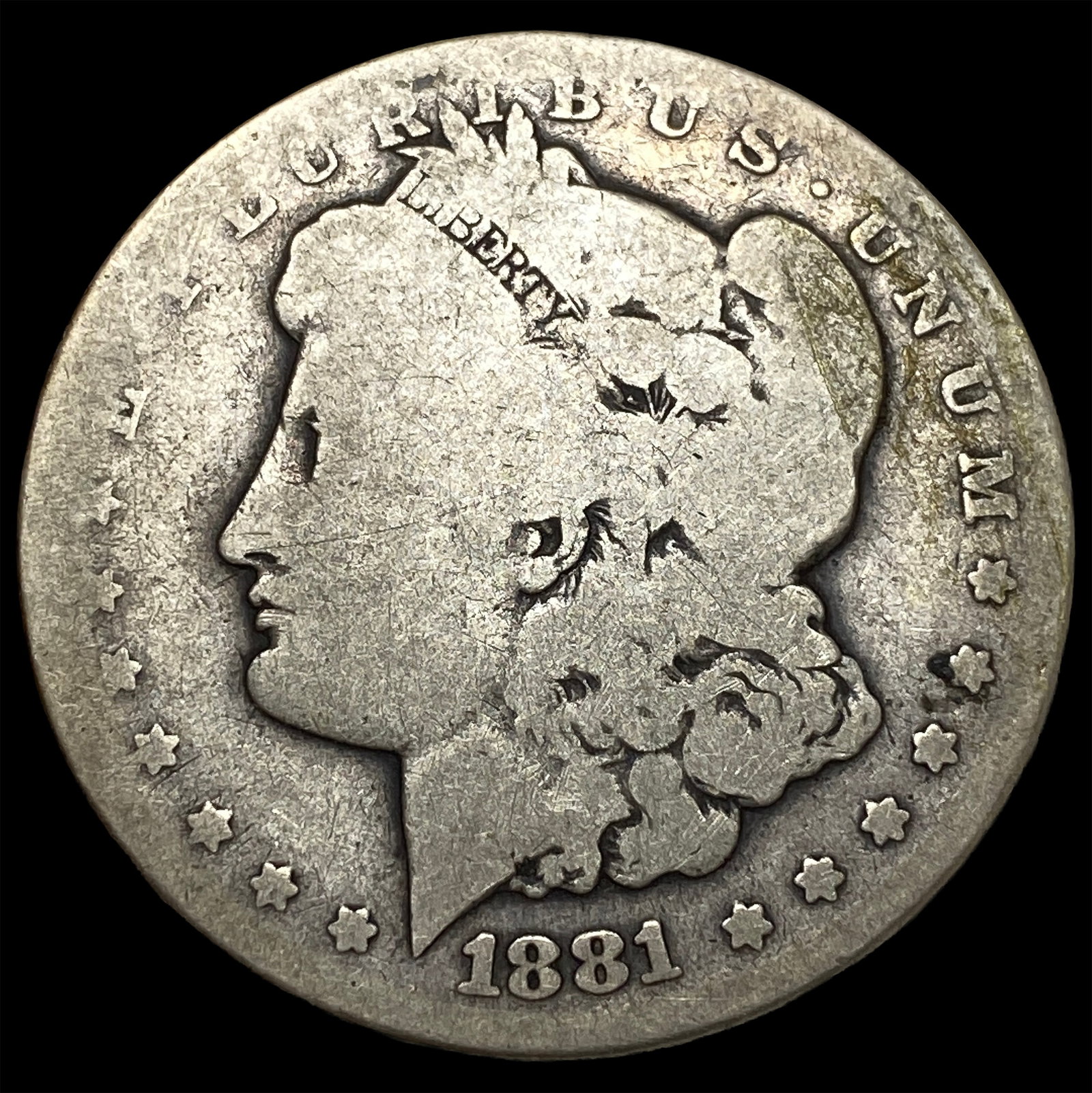 1881-CC Silver Morgan Dollar NICELY CIRCULATED: 1881-CC Silver Morgan Dollar NICELY CIRCULATED