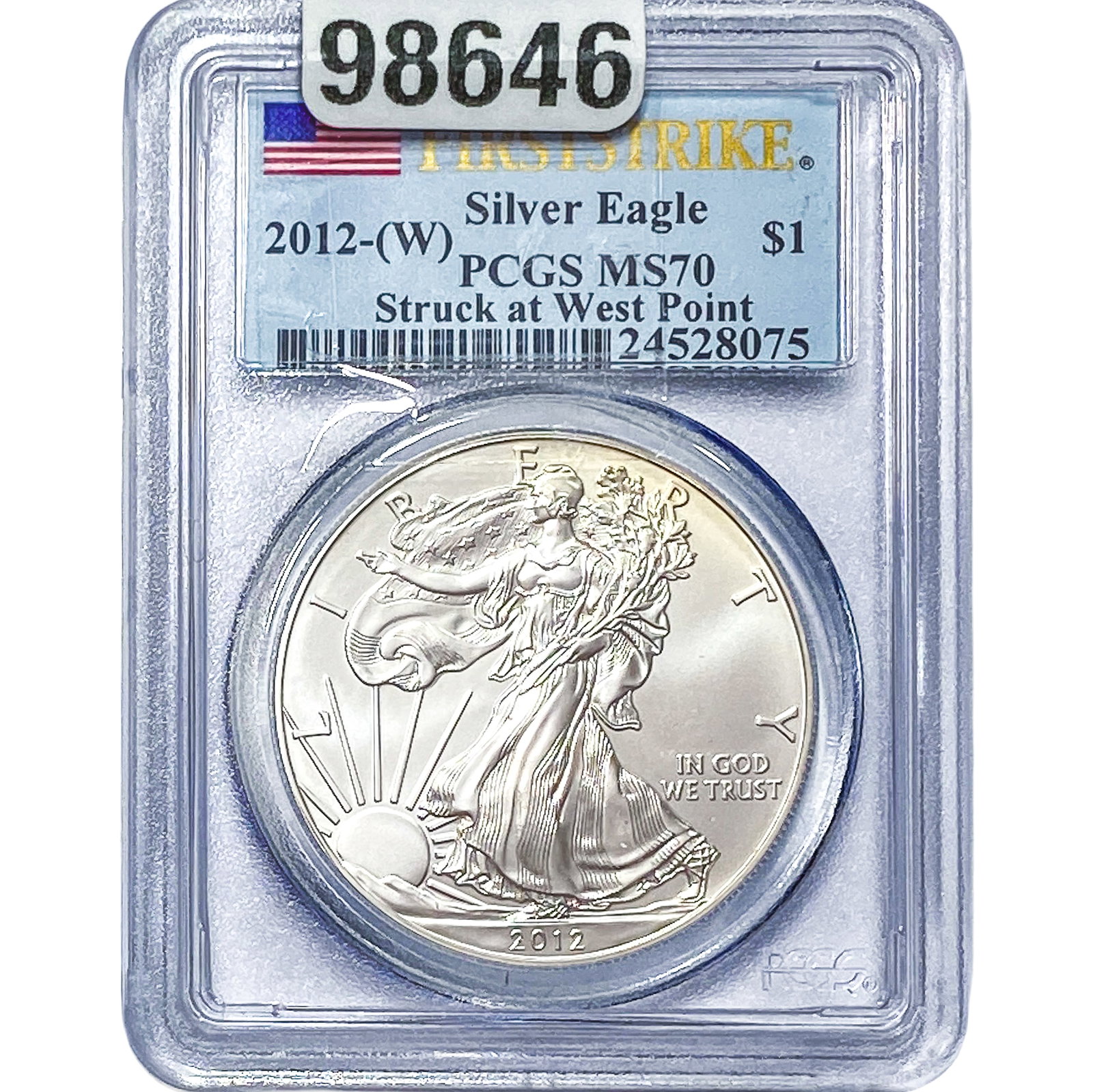 2012-W Silver Eagle PCGS MS70 (1 of 2)