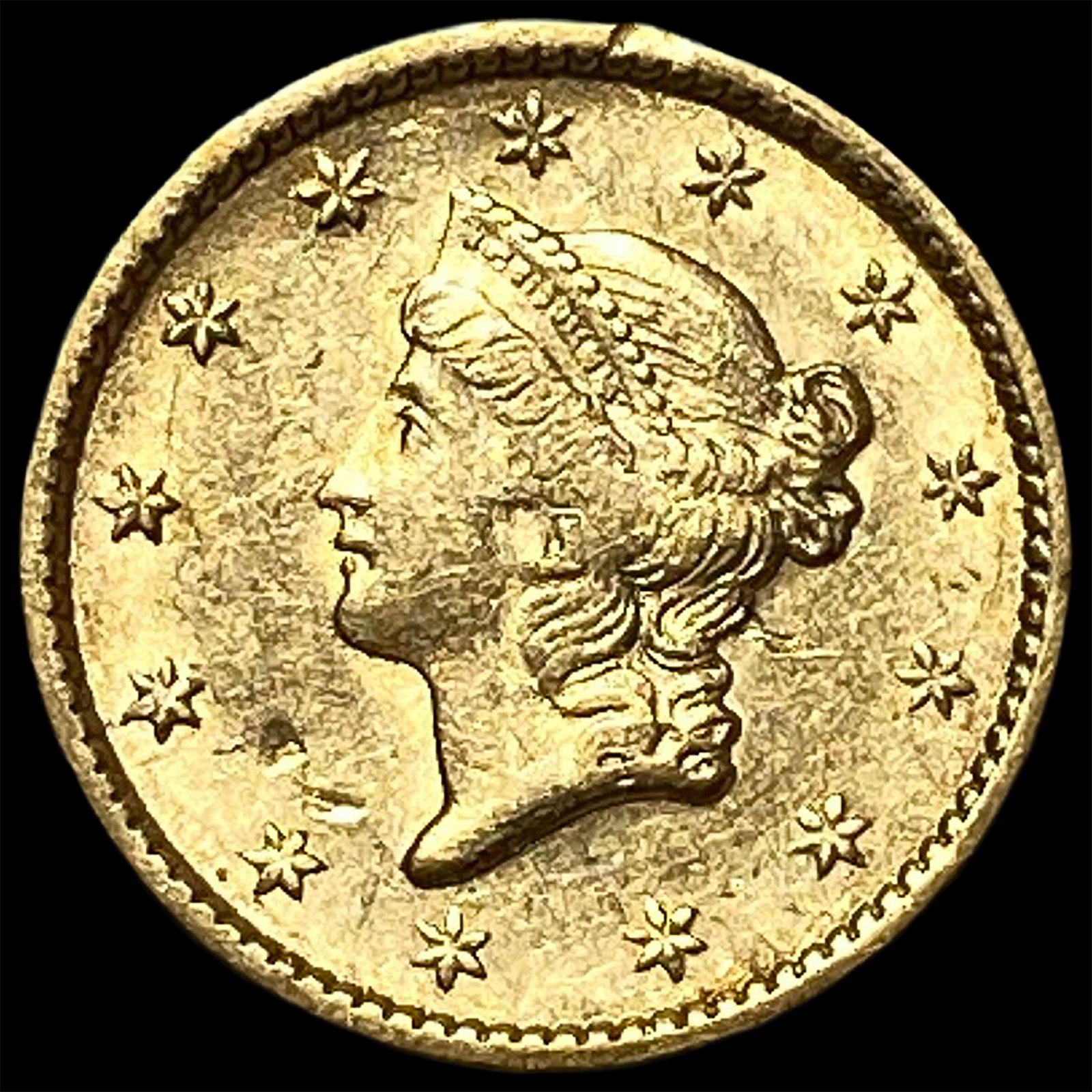 1851-C Gold $1 Liberty Head UNCIRCULATED: 1851-C Gold $1 Liberty Head UNCIRCULATED