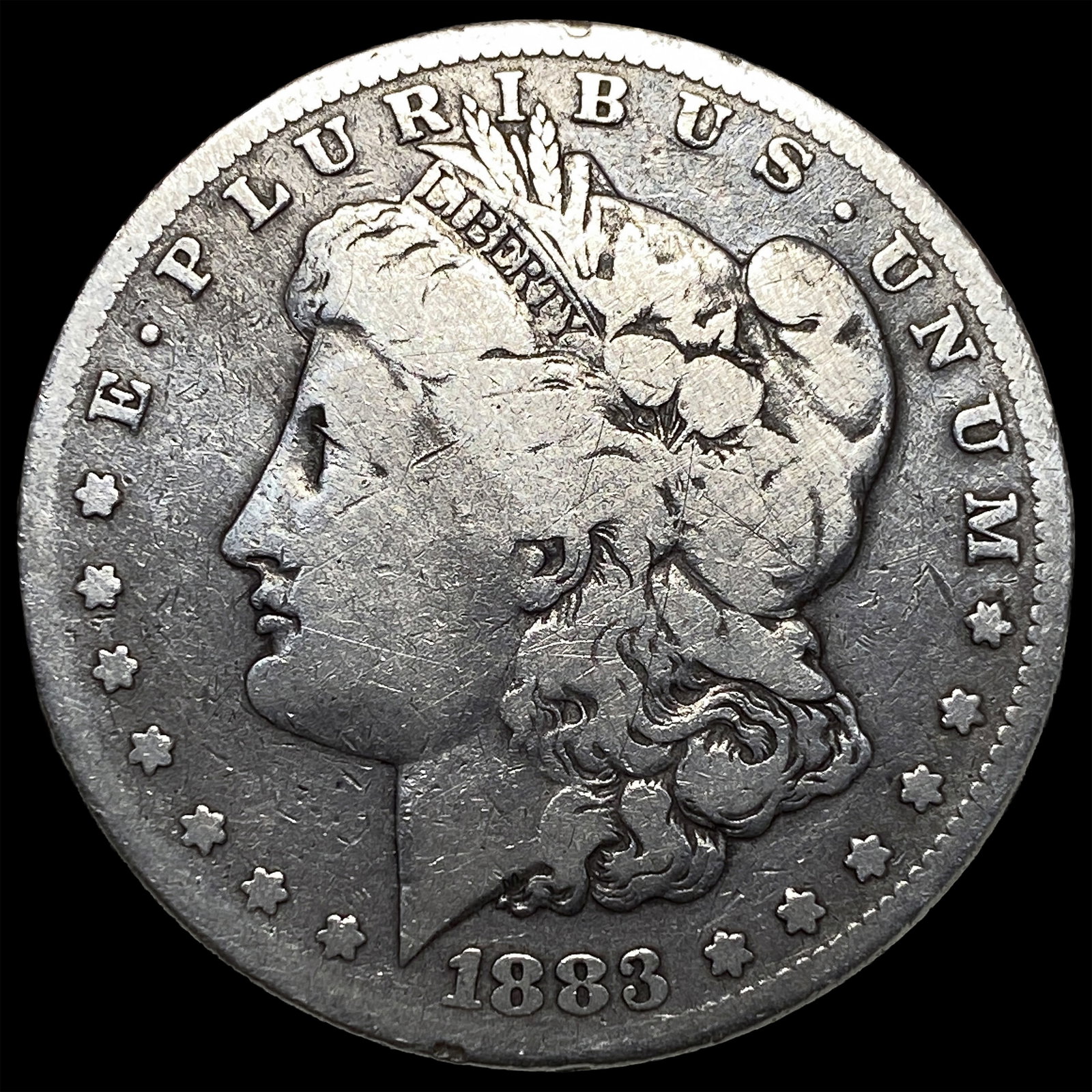 1883 Morgan Silver Dollar LIGHTLY CIRCULATED: 1883 Morgan Silver Dollar LIGHTLY CIRCULATED