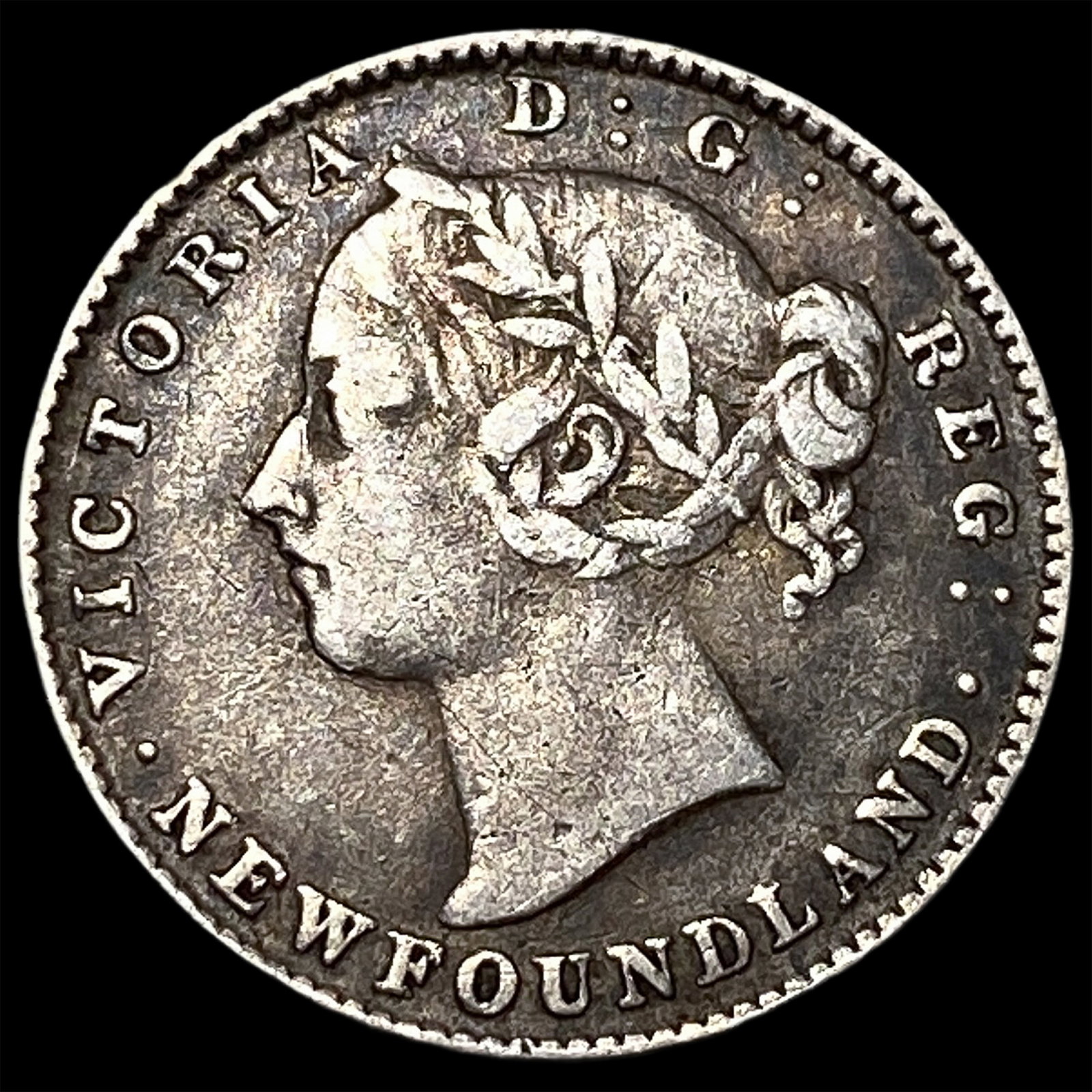 1894 Newfoundland Silver 10 Cents ABOUT UNCIRCULATED (1 of 2)
