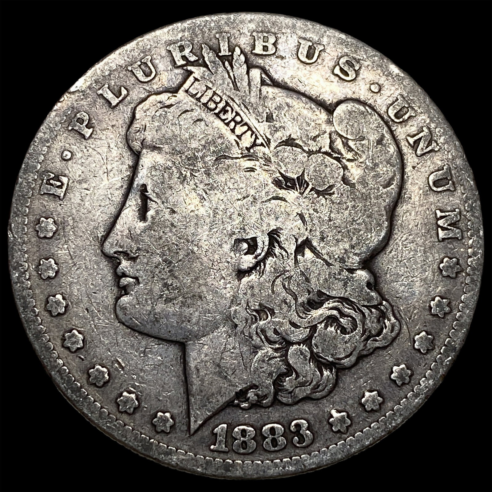 1883-S Morgan Silver Dollar LIGHTLY CIRCULATED: 1883-S Morgan Silver Dollar LIGHTLY CIRCULATED