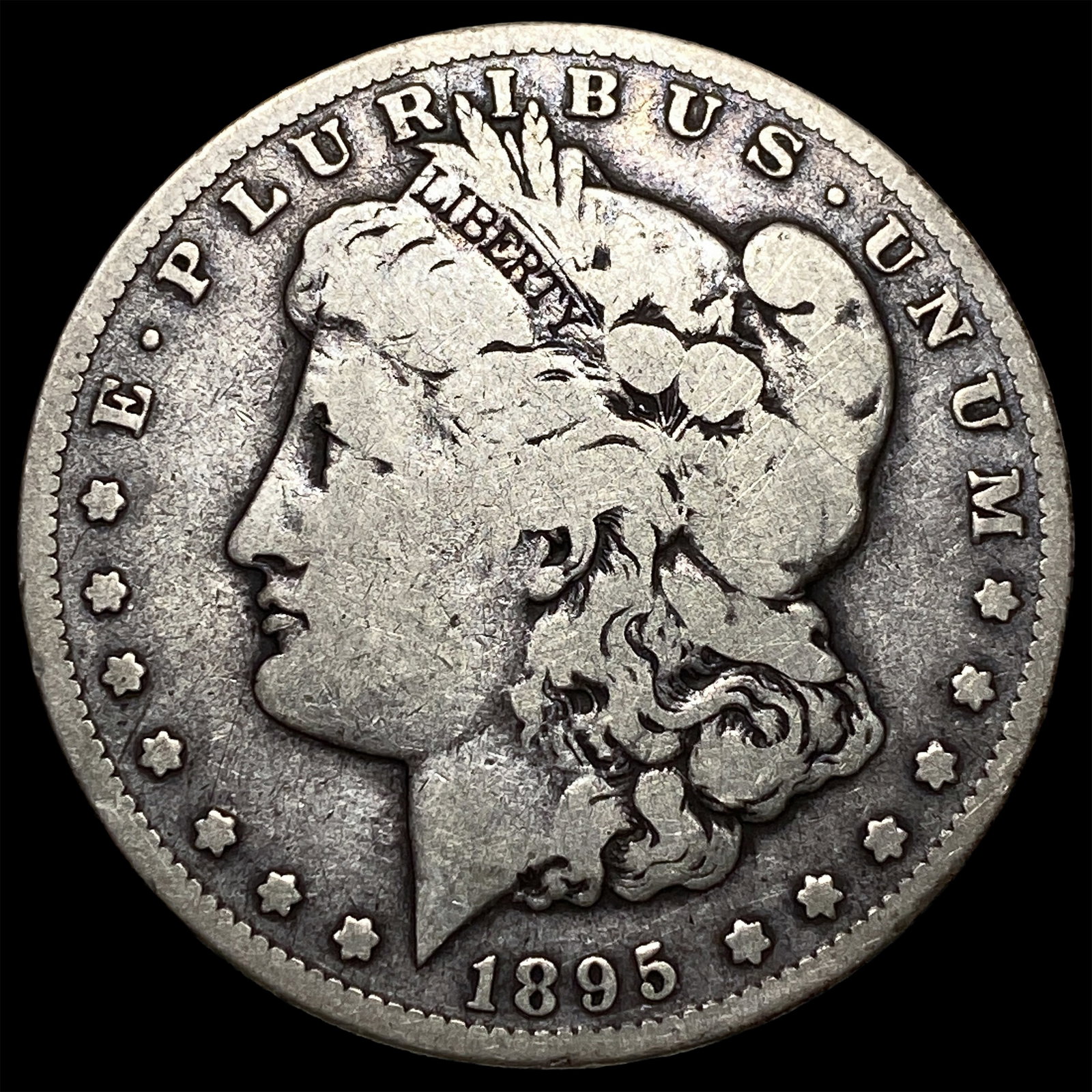 1895-S Silver Morgan Dollar LIGHTLY CIRCULATED: 1895-S Silver Morgan Dollar LIGHTLY CIRCULATED