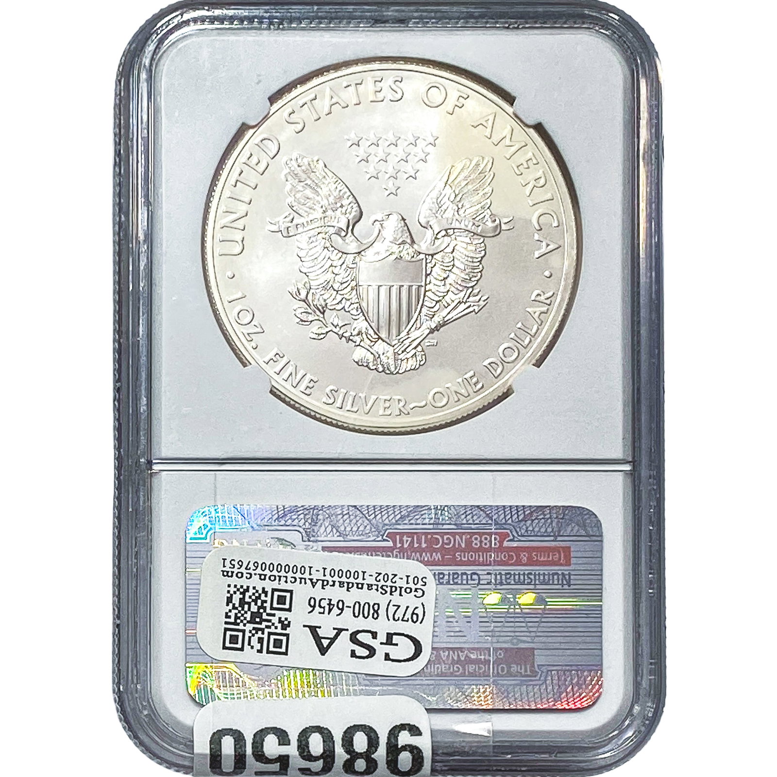 2012-W Silver Eagle NGC MS69 - 2