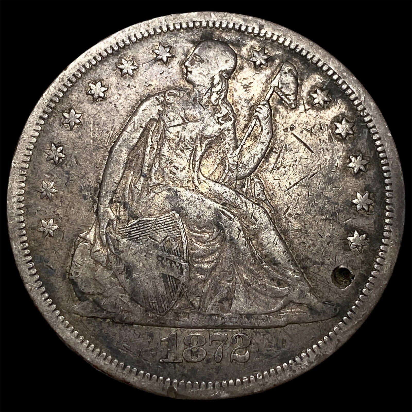 1872 Silver Dollar HIGH GRADE: 1872 Silver Dollar HIGH GRADE