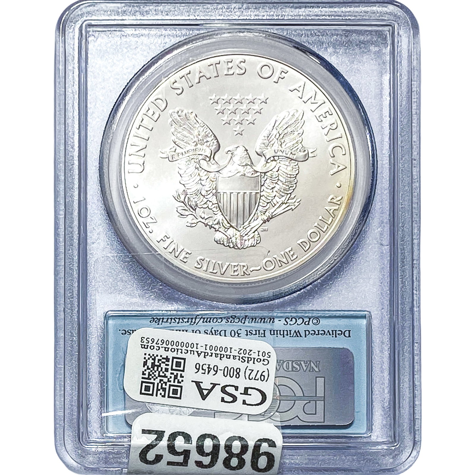 2012-W Silver Eagle PCGS MS70 - 2