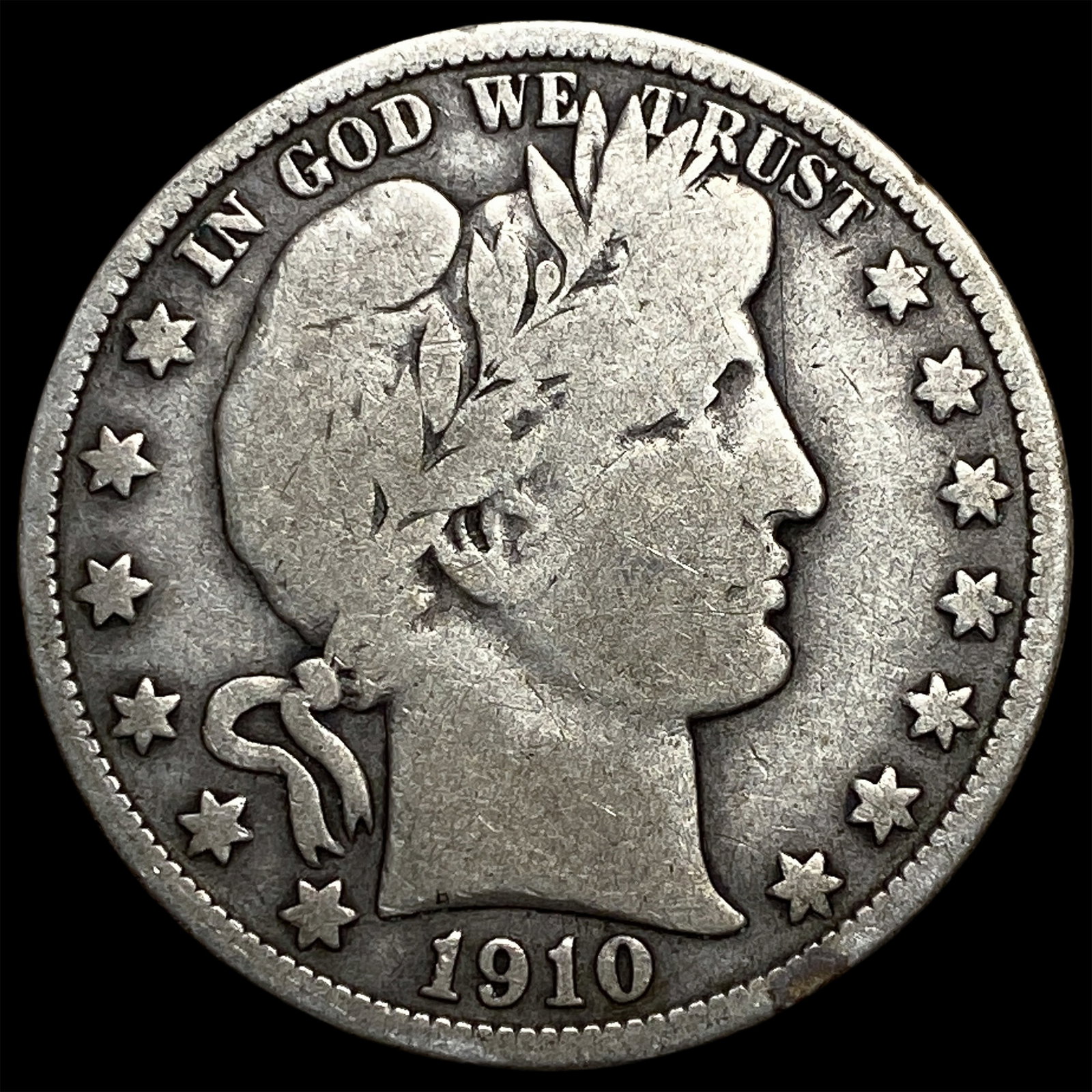 1910 Barber Half Dollar LIGHTLY CIRCULATED (1 of 2)