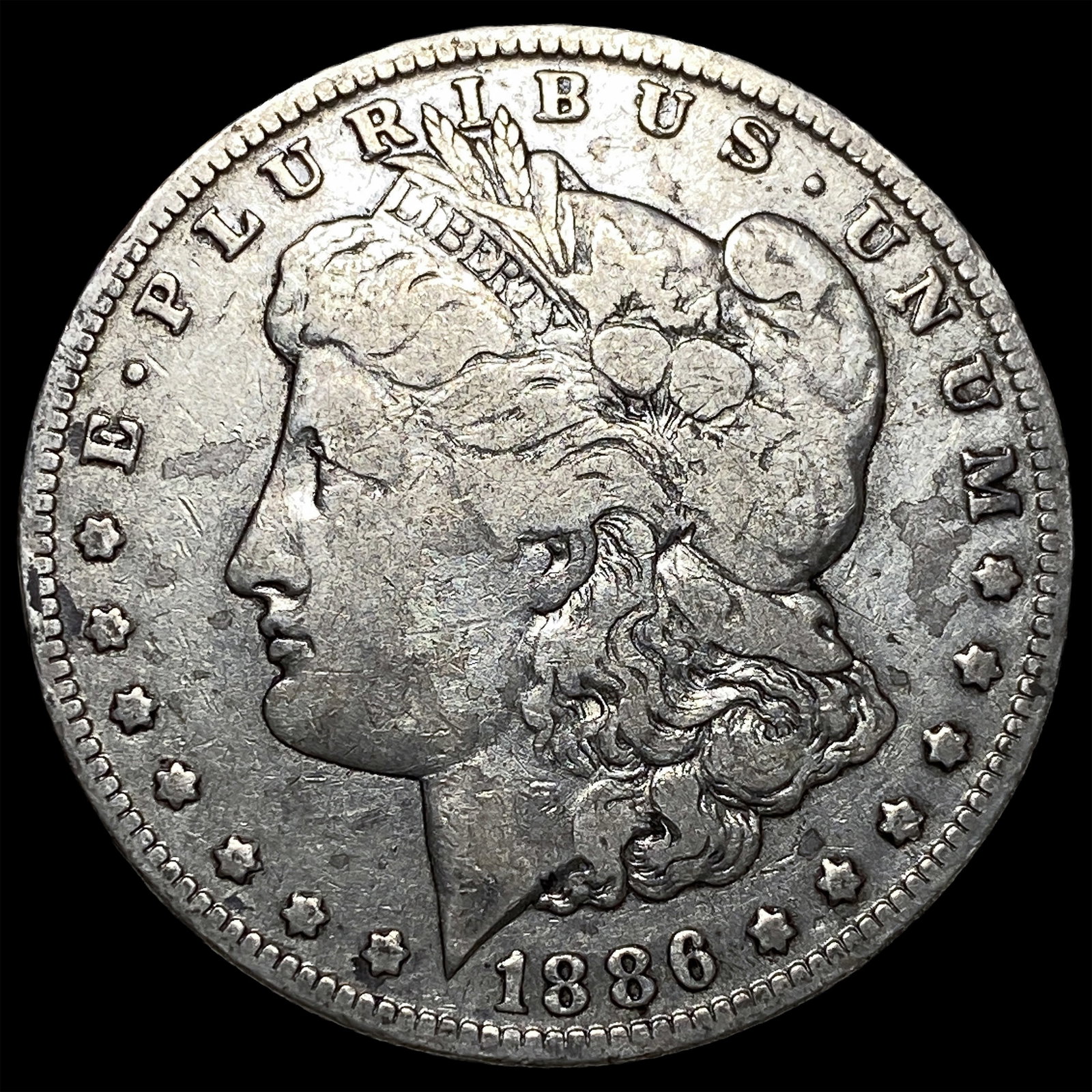 1886-O Silver Morgan Dollar LIGHTLY CIRCULATED: 1886-O Silver Morgan Dollar LIGHTLY CIRCULATED