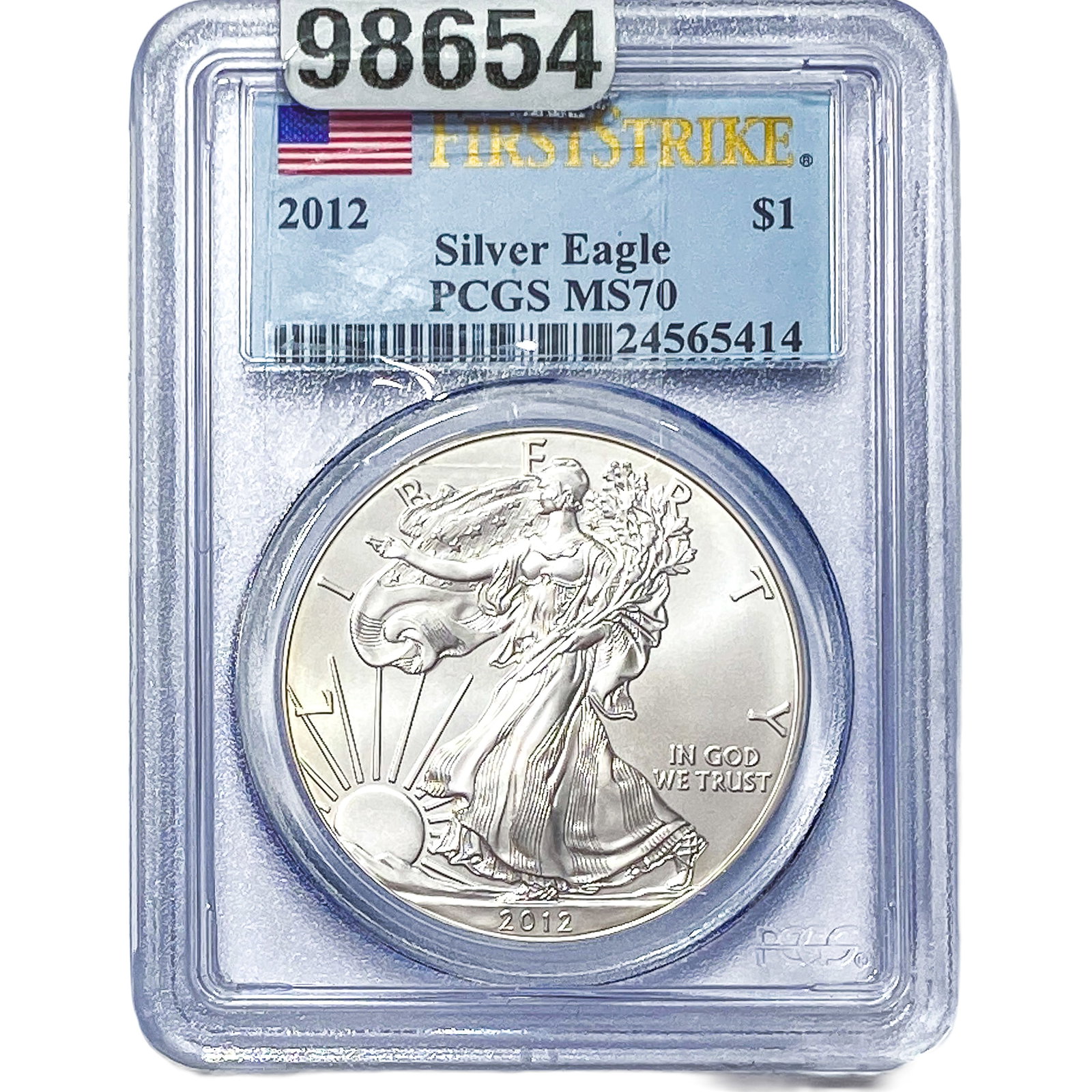 2012 Silver Eagle PCGS MS70 (1 of 2)