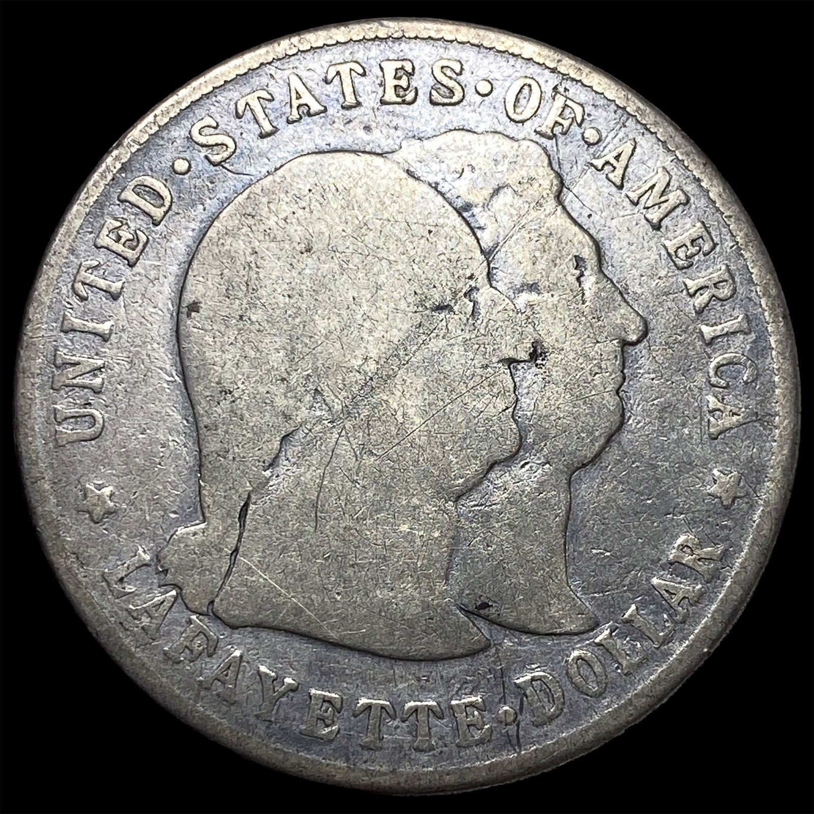 1900 Silver Lafayette Dollar NICELY CIRCULATED: 1900 Silver Lafayette Dollar NICELY CIRCULATED