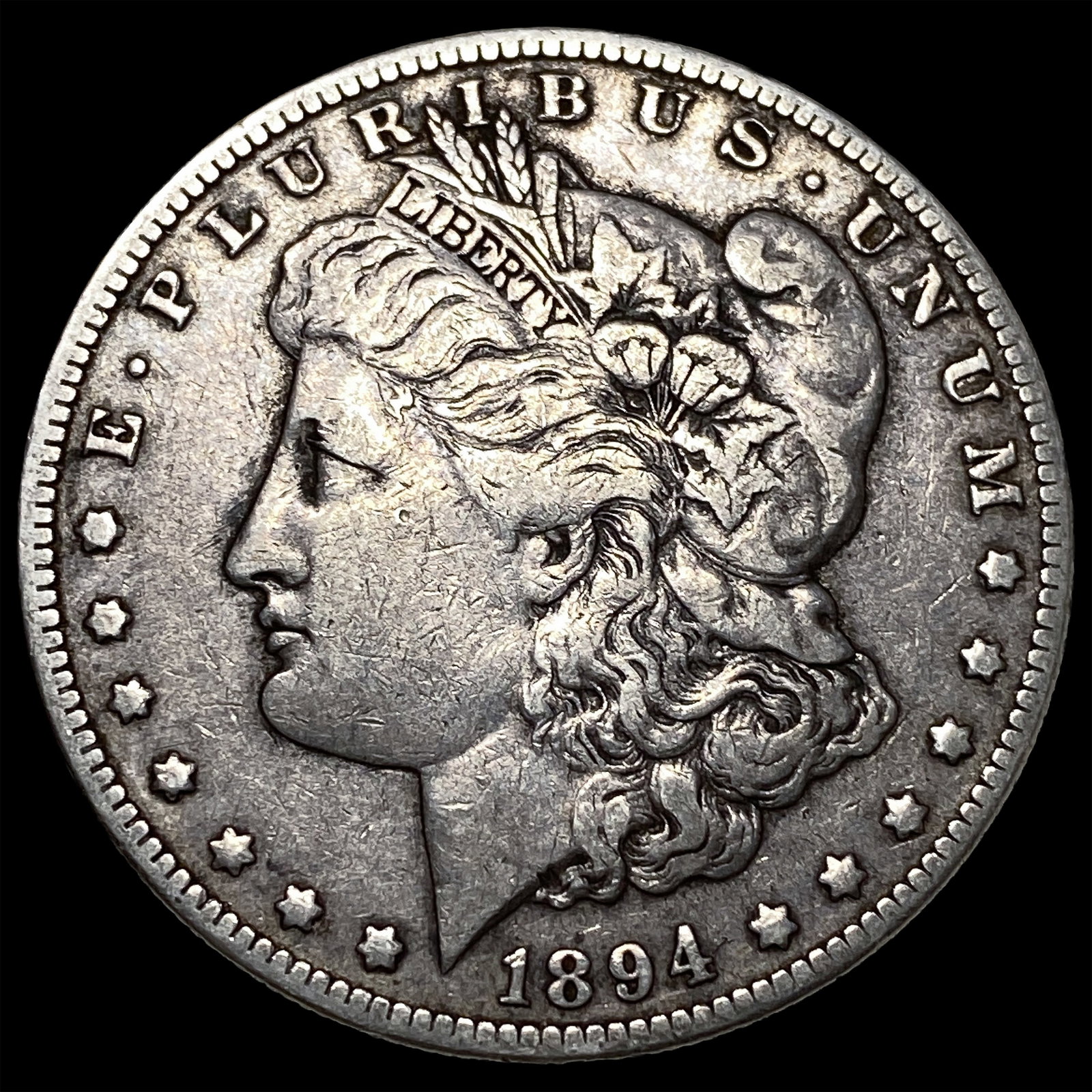 1894-O Silver Morgan Dollar NEARLY UNCIRCULATED: 1894-O Silver Morgan Dollar NEARLY UNCIRCULATED