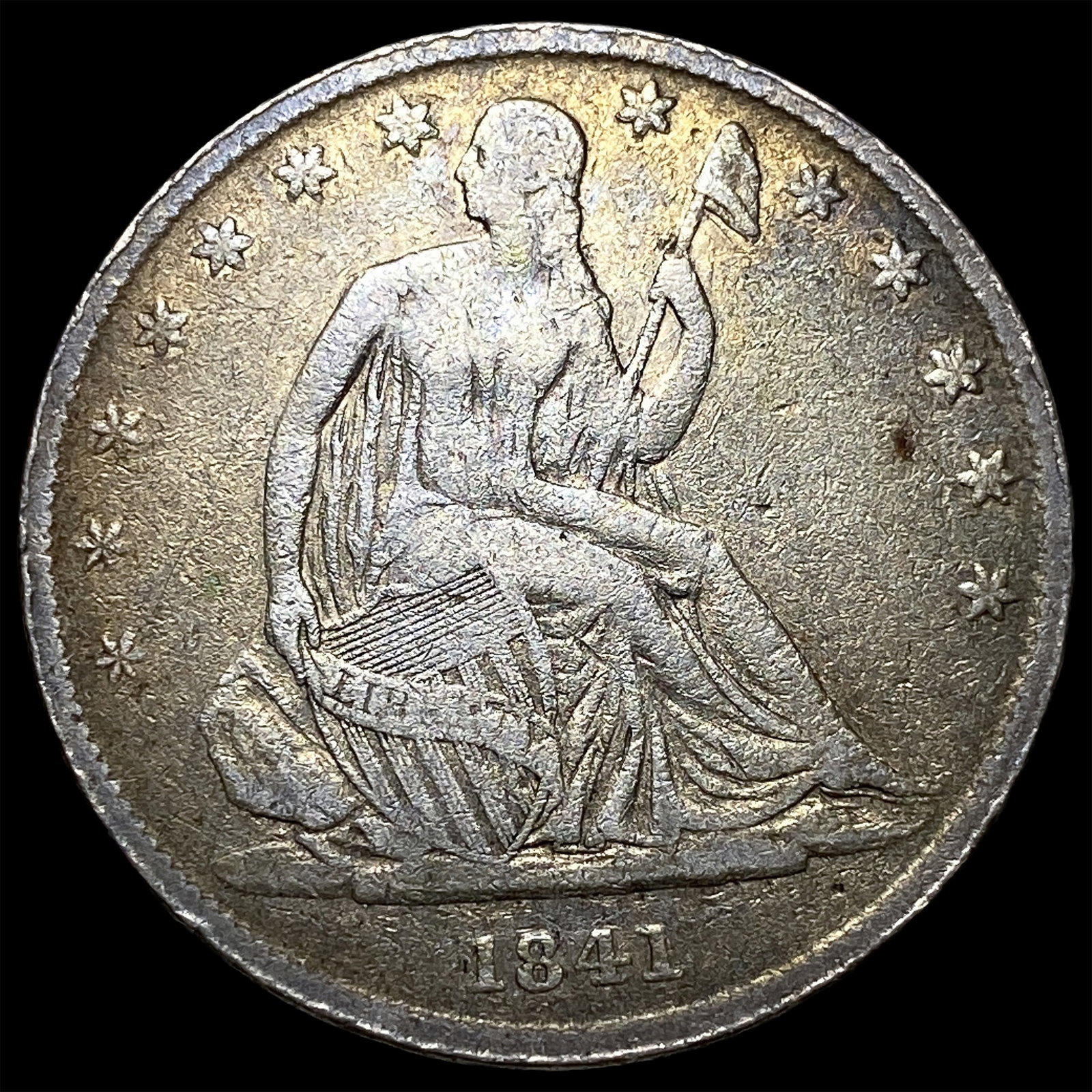 1841-O Silver Half Dollar ABOUT UNCIRCULATED (1 of 2)