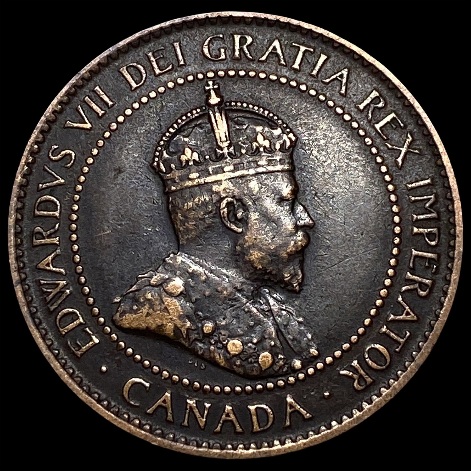 1907-H Canada Bronze 1 Cent NEARLY UNCIRCULATED (1 of 2)