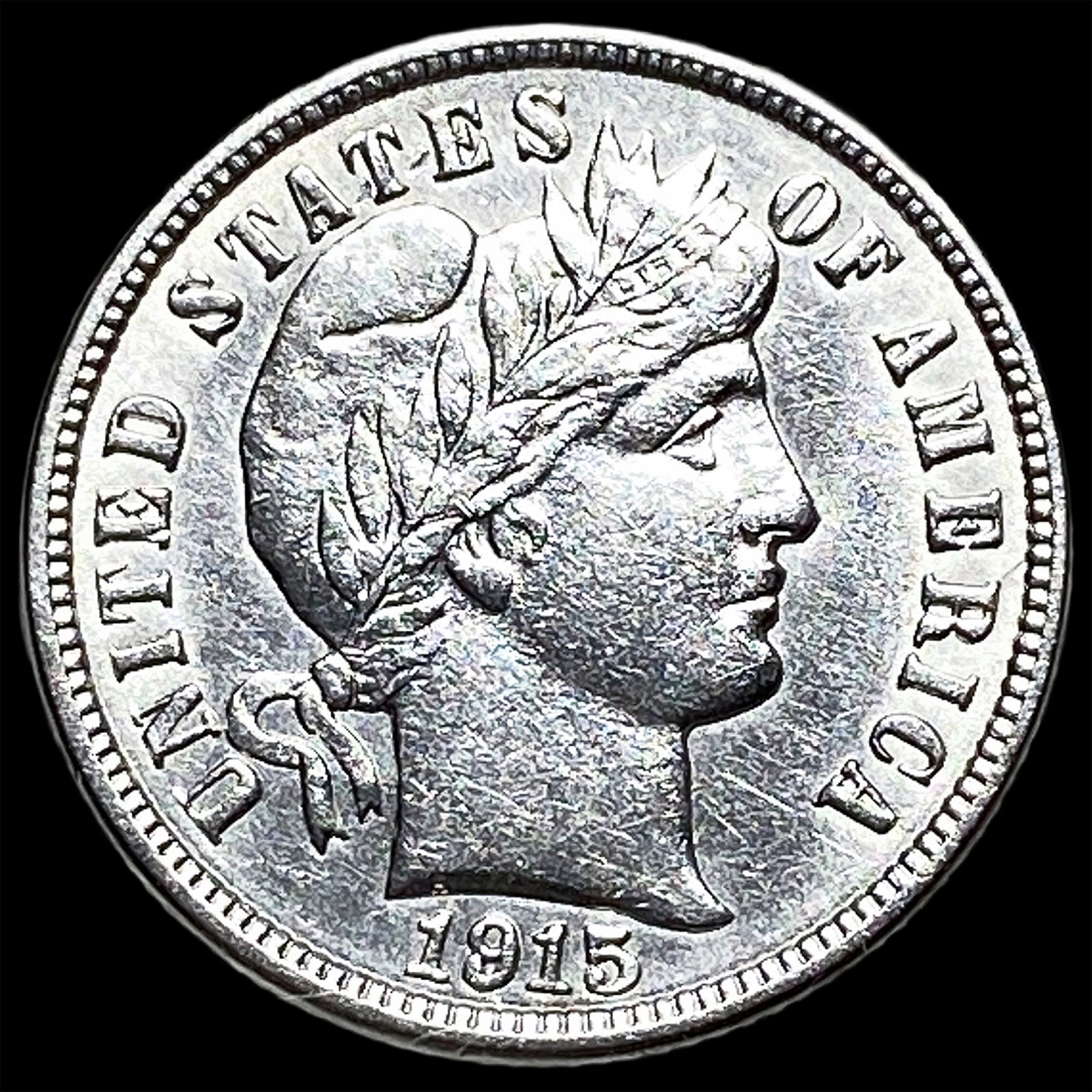 1915 Barber Dime UNCIRCULATED (1 of 2)