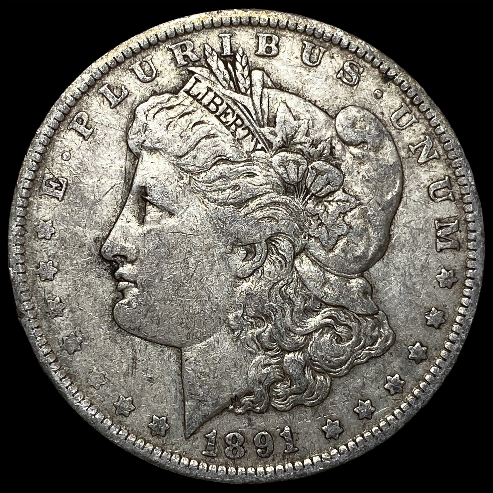 1891-O Silver Morgan Dollar NEARLY UNCIRCULATED