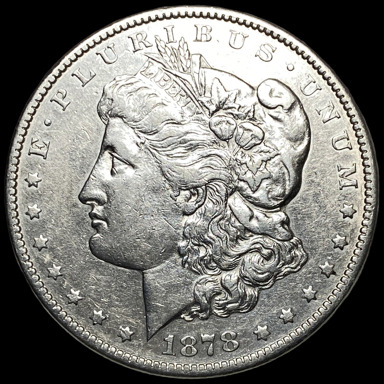 1878-CC Silver Morgan Dollar CHOICE AU: 1878-CC Silver Morgan Dollar CHOICE AU
