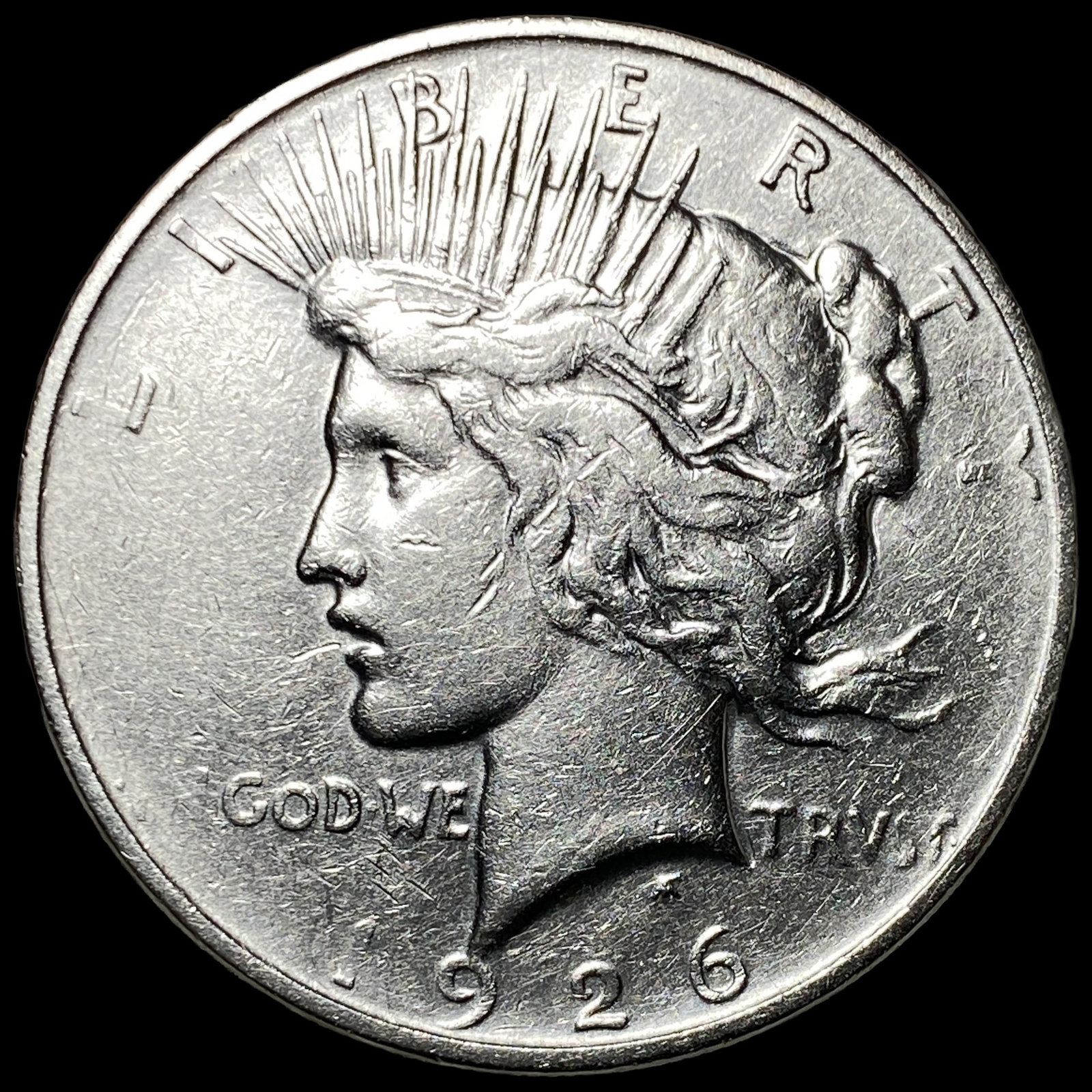 1926 Peace Silver Dollar NEARLY UNCIRCULATED