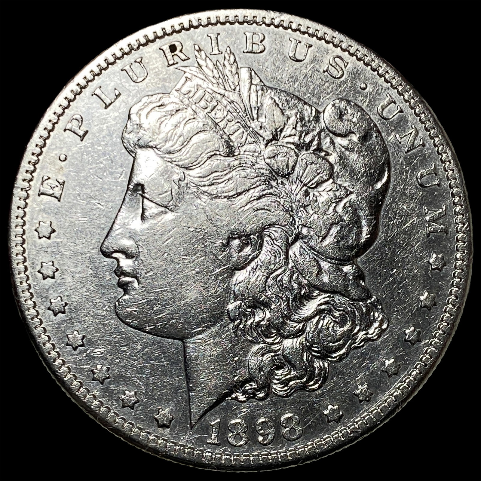 1898 Morgan Silver Dollar CLOSELY UNCIRCULATED: 1898 Morgan Silver Dollar CLOSELY UNCIRCULATED