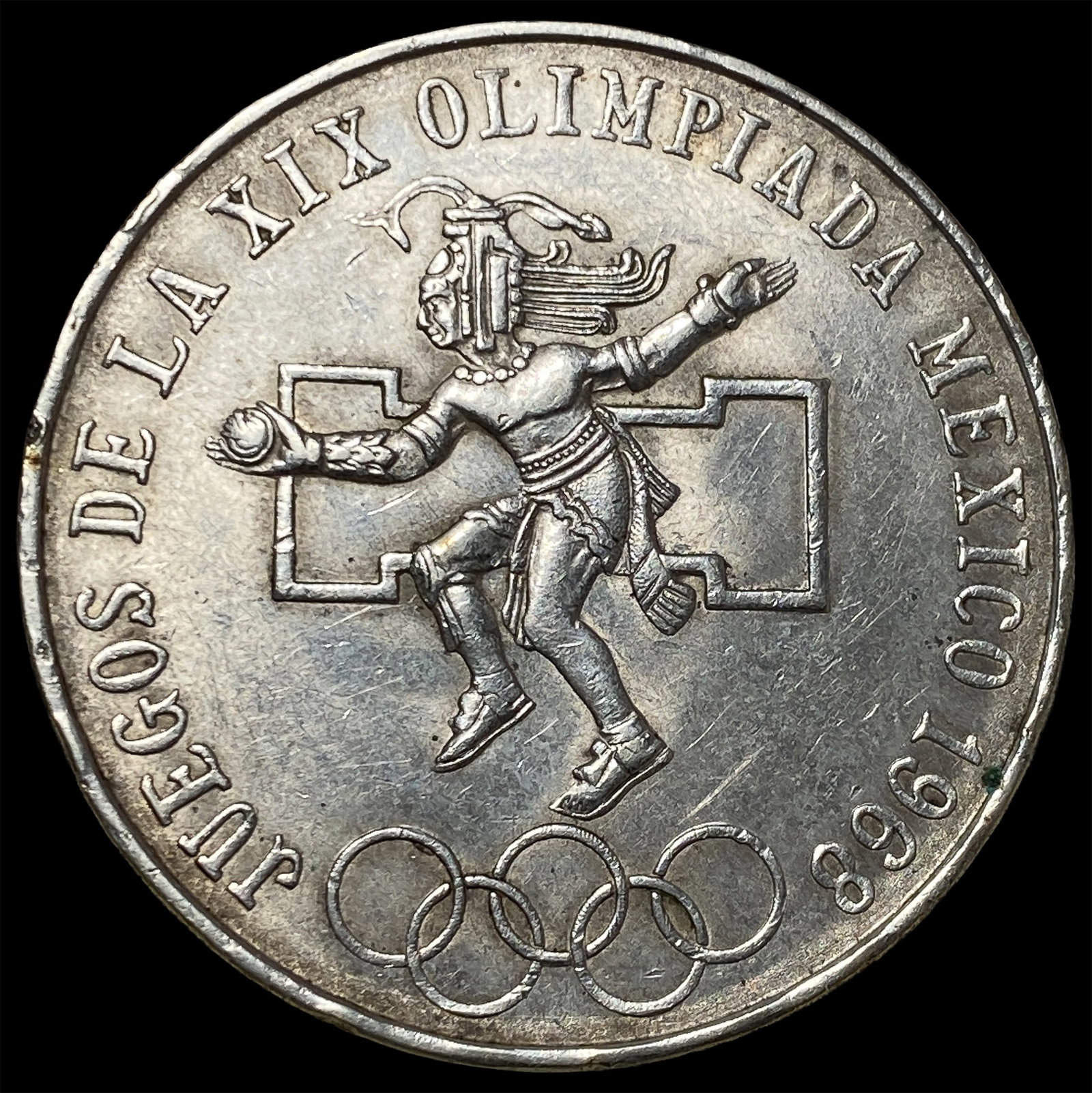 1968 Mexico Silver 25 Pesos Olympic Coin UNCIRCULATED: 1968 Mexico Silver 25 Pesos Olympic Coin UNCIRCULATED