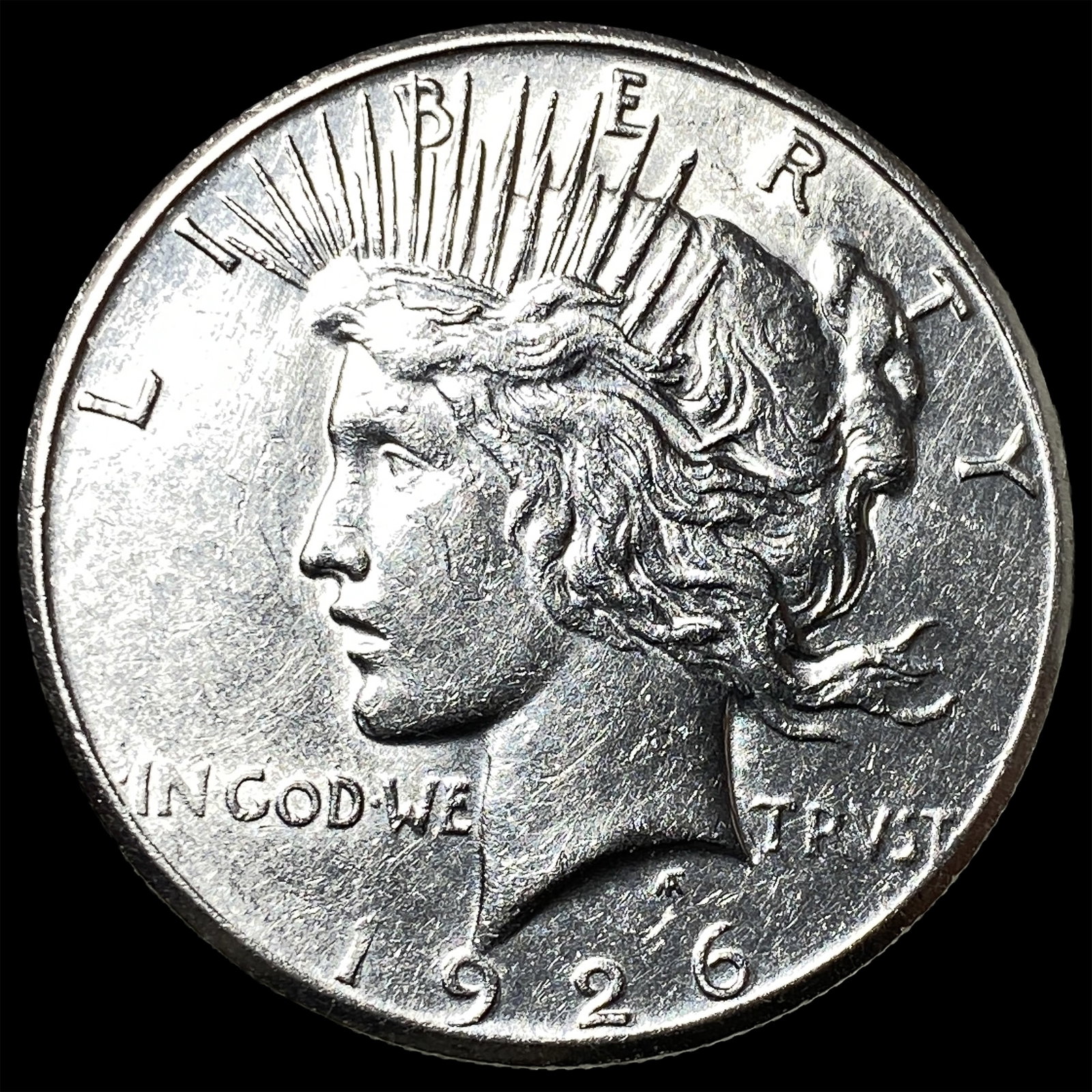 1926 Peace Silver Dollar CHOICE AU: 1926 Peace Silver Dollar CHOICE AU