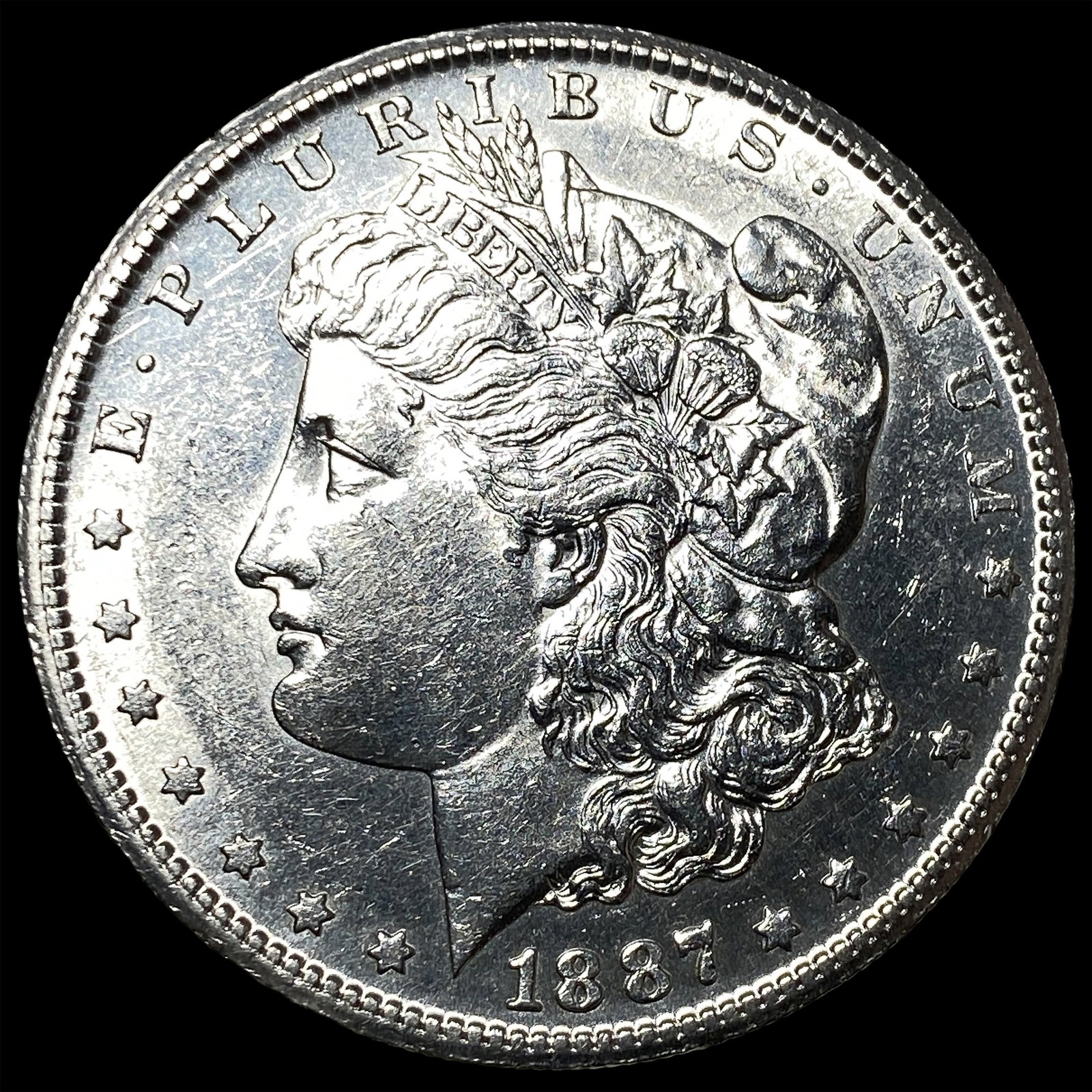 1887 Morgan Silver Dollar UNCIRCULATED: 1887 Morgan Silver Dollar UNCIRCULATED