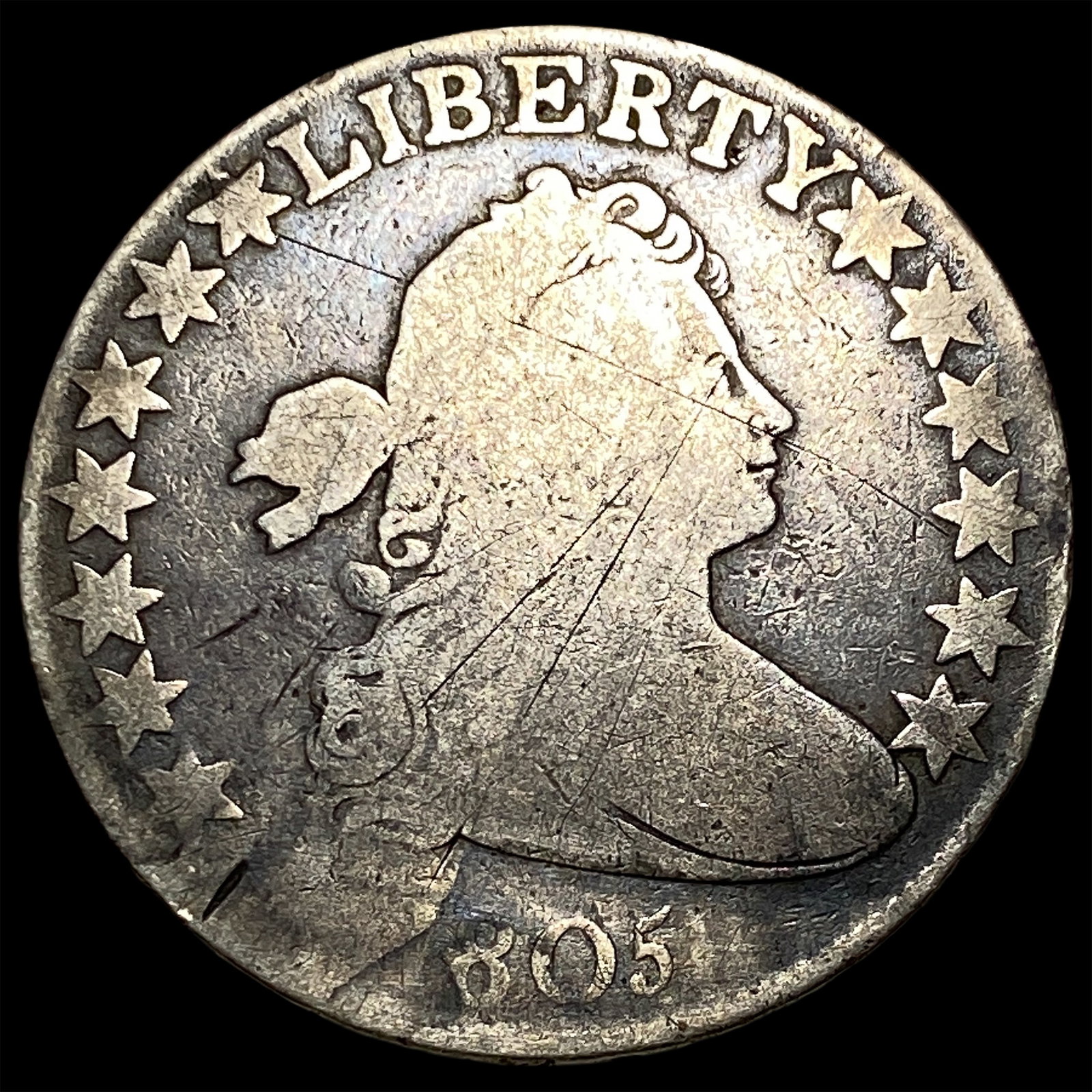 1805 Draped Bust Half Dollar HIGH GRADE: 1805 Draped Bust Half Dollar HIGH GRADE