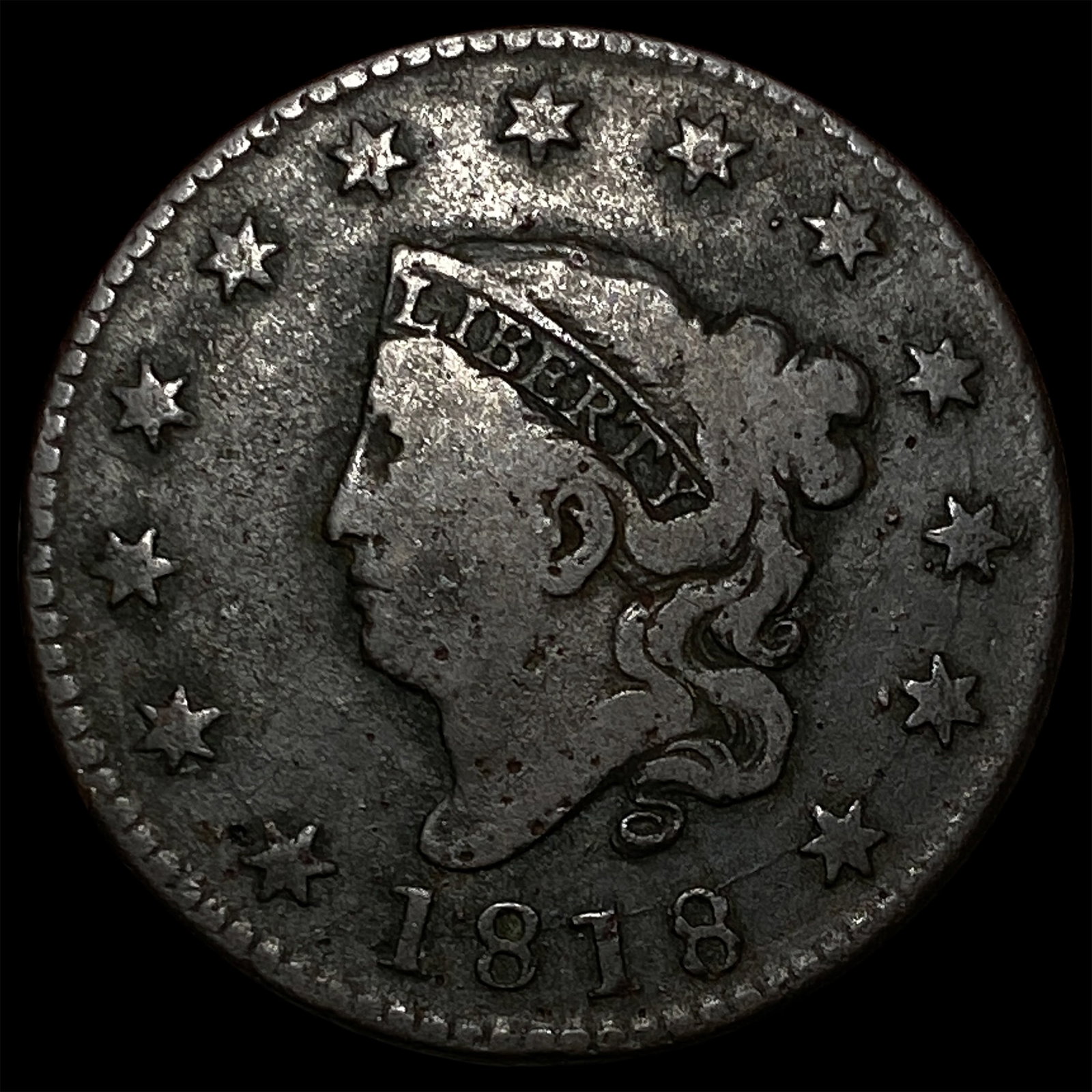 1818 Large Cent LIGHTLY CIRCULATED (1 of 2)