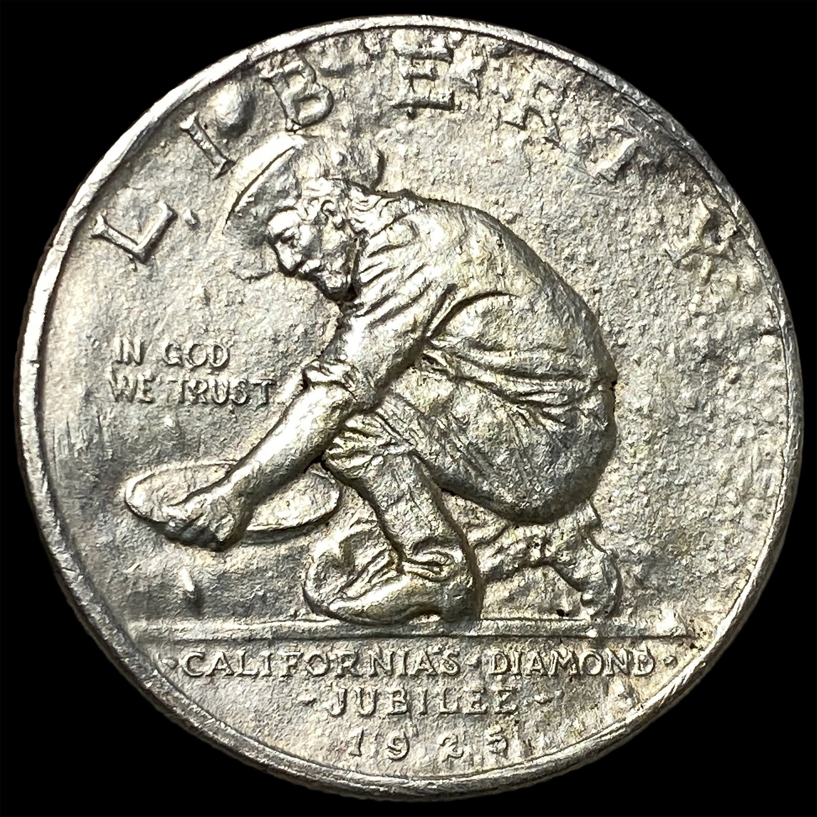1925-S Silver California Diamond Jubilee Half Dollar HIGH GRADE: 1925-S Silver California Diamond Jubilee Half Dollar HIGH GRADE