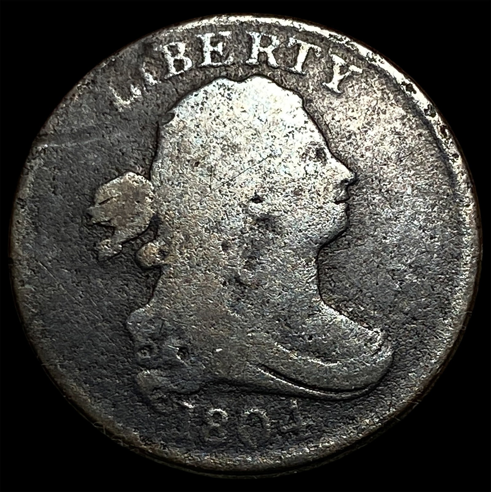 1804 Copper Half Cent LIGHTLY CIRCULATED