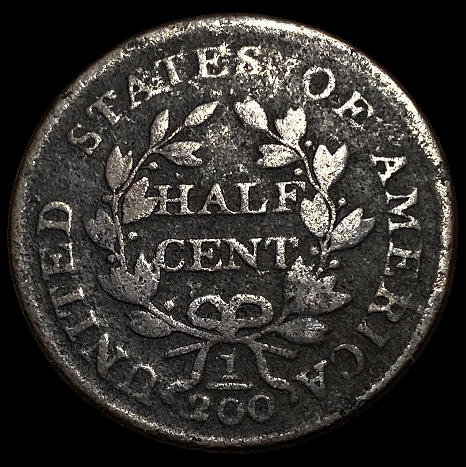 1804 Copper Half Cent LIGHTLY CIRCULATED - 2