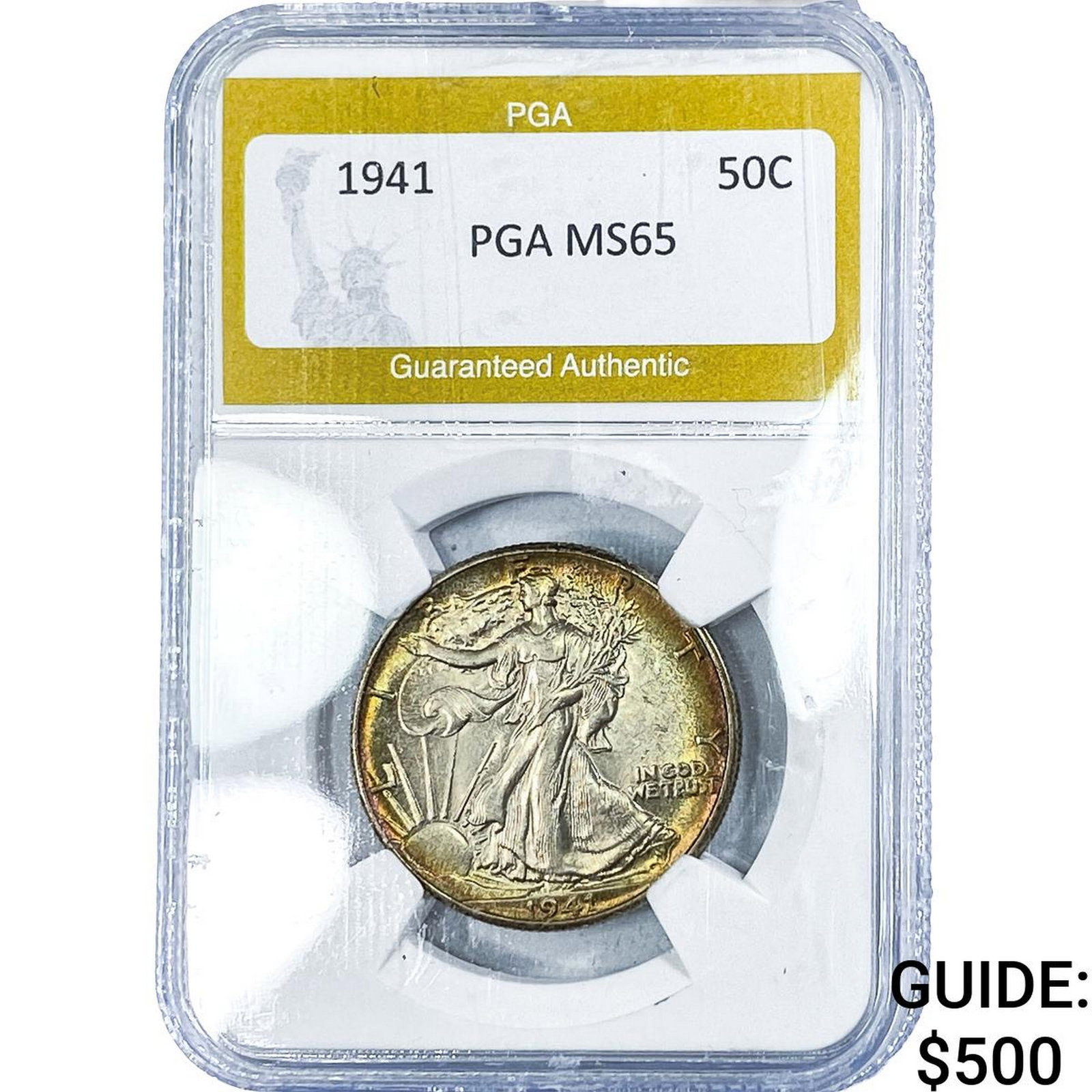1941 Walking Liberty Half Dollar PGA MS65 (1 of 2)