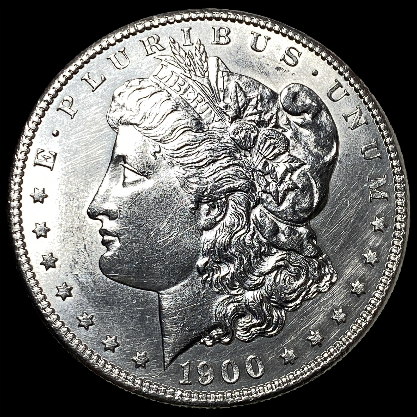 1900-S Silver Morgan Dollar GEM BU: 1900-S Silver Morgan Dollar GEM BU