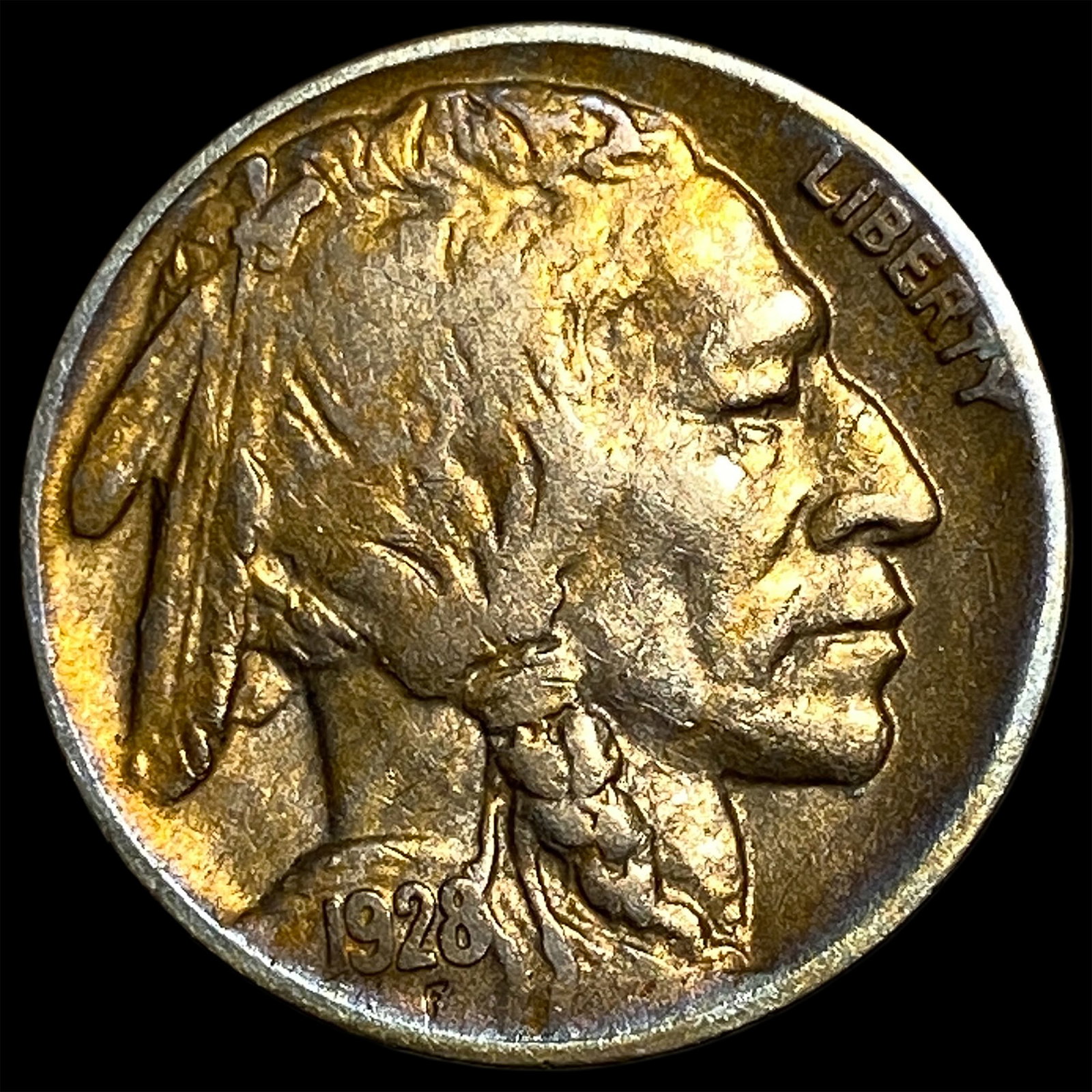 1928-D Buffalo Nickel CLOSELY UNCIRCULATED: 1928-D Buffalo Nickel CLOSELY UNCIRCULATED