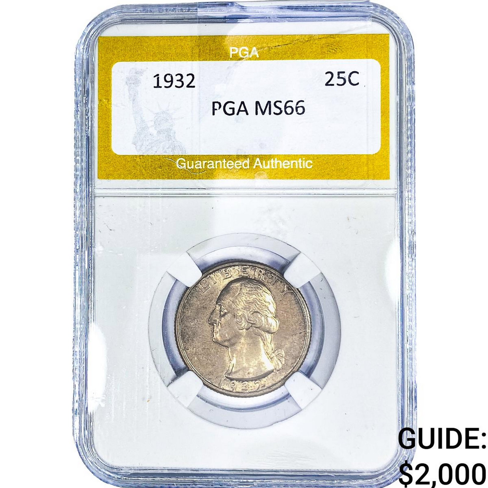 1932 Washington Silver Quarter PGA MS66 (1 of 2)