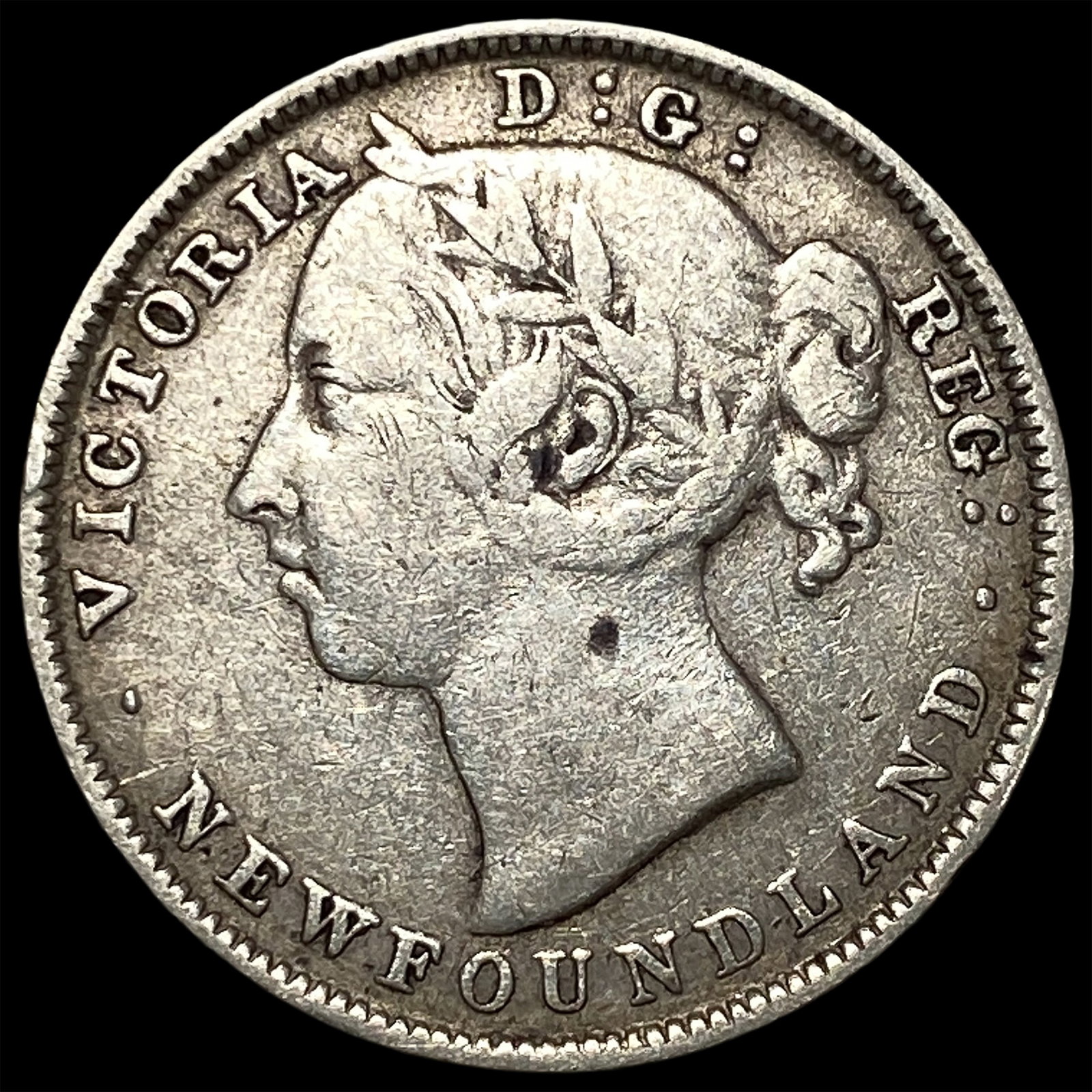 1890 Newfoundland Silver 20 Cents NEARLY UNCIRCULATED (1 of 2)