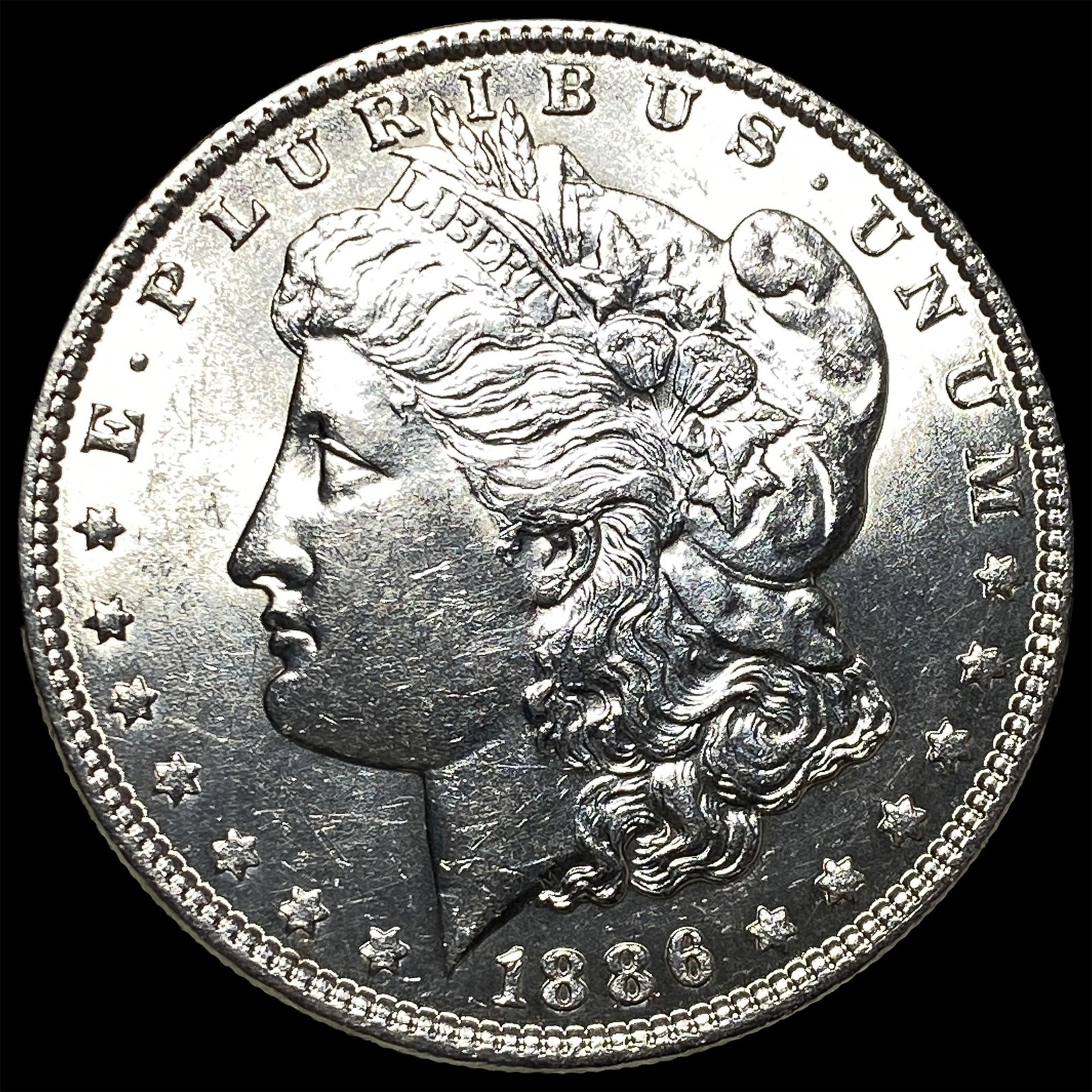 1886 Silver Morgan Dollar UNCIRCULATED: 1886 Silver Morgan Dollar UNCIRCULATED