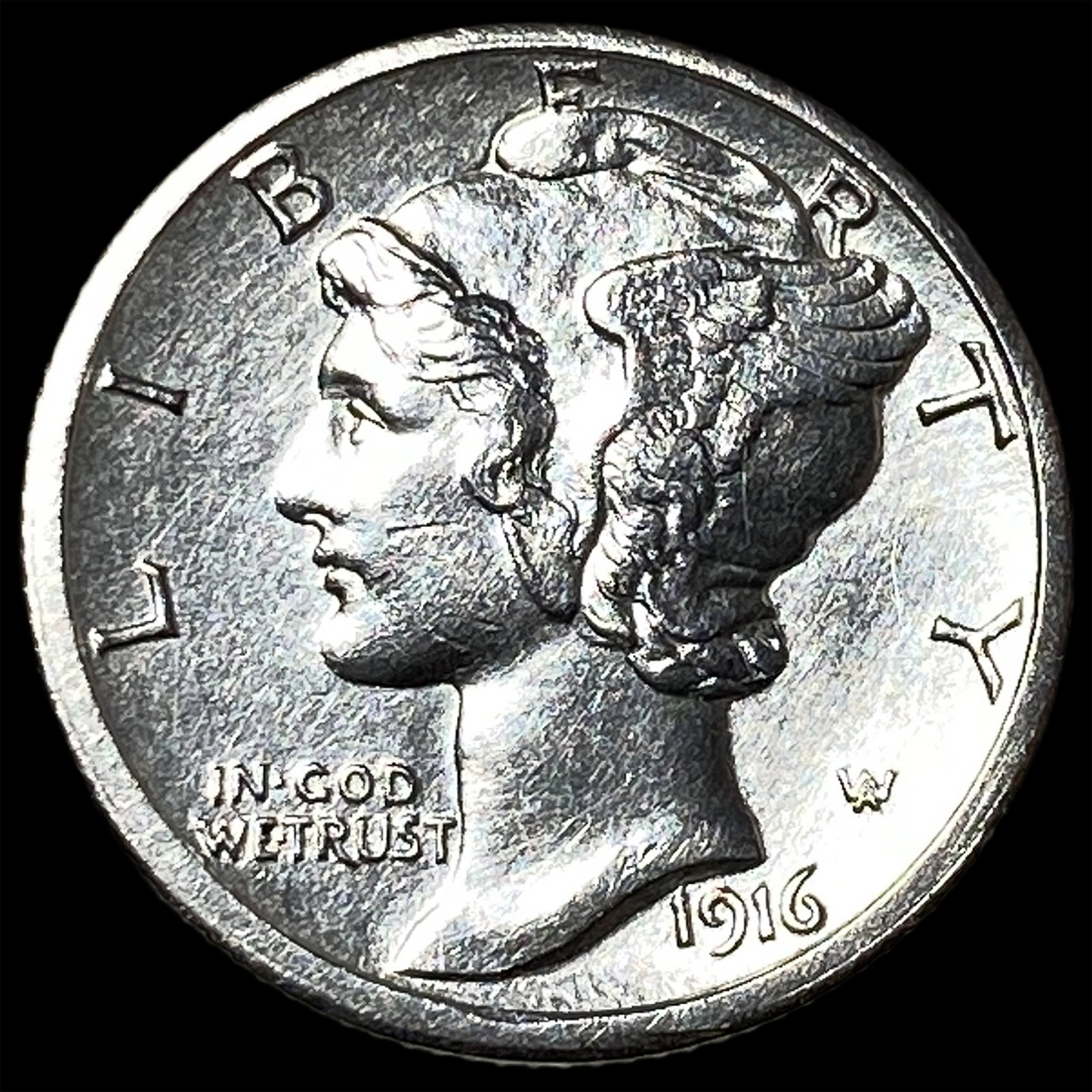 1916 Mercury Dime UNCIRCULATED: 1916 Mercury Dime UNCIRCULATED