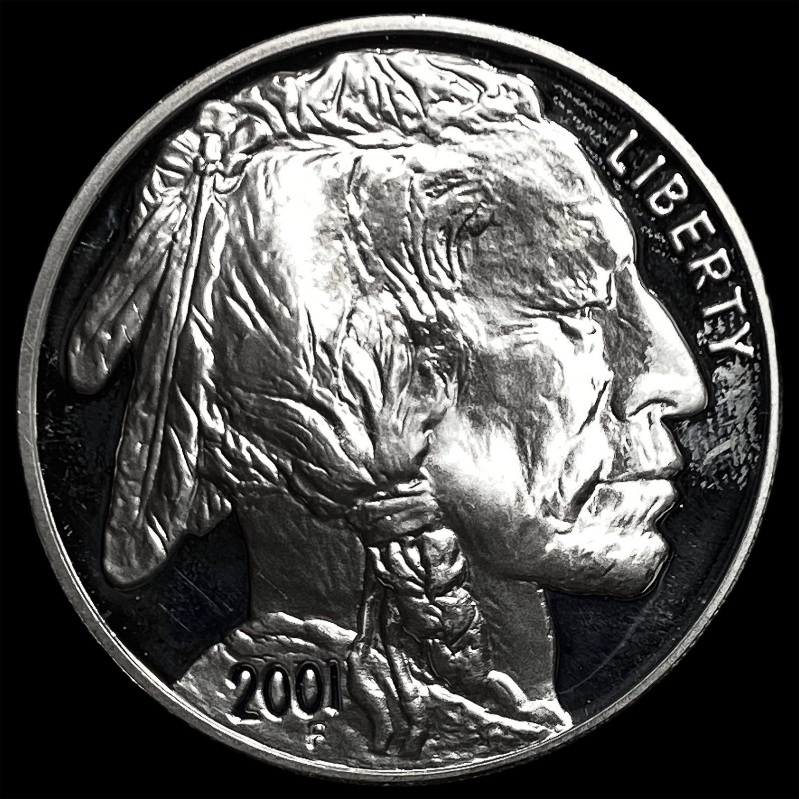 2001 Silver American Buffalo Dollar CHOICE PROOF: 2001 Silver American Buffalo Dollar CHOICE PROOF