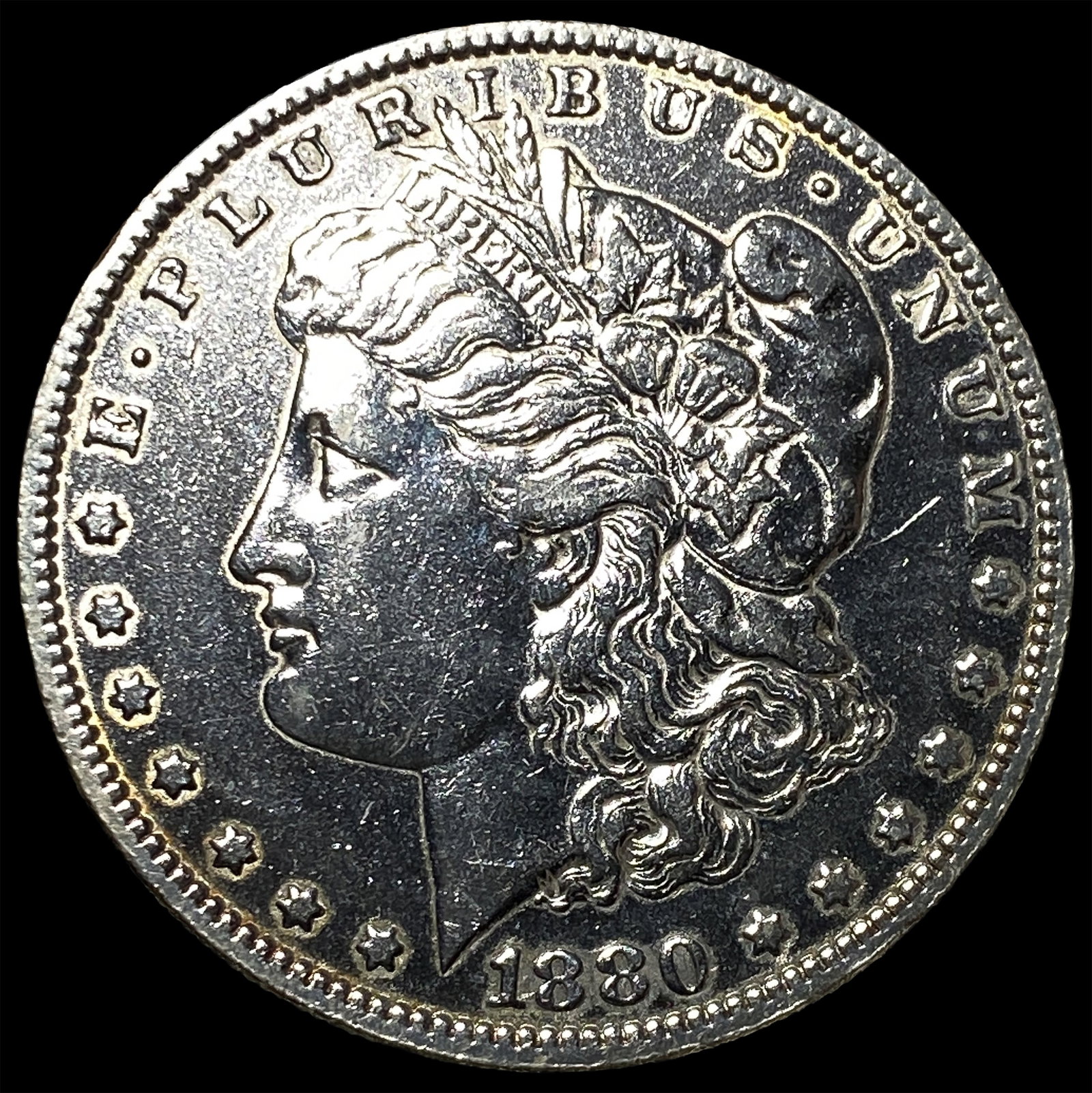 1880-S Silver Morgan Dollar UNCIRCULATED: 1880-S Silver Morgan Dollar UNCIRCULATED