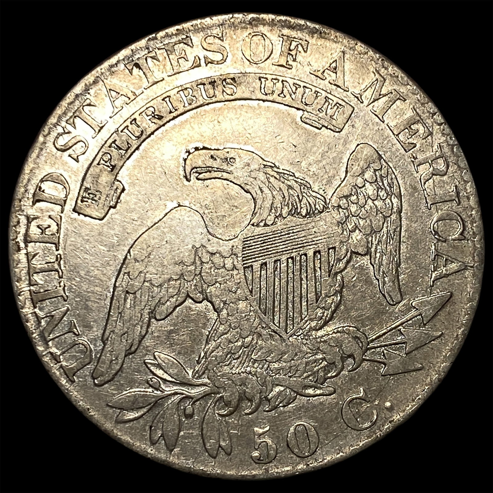 1826 Capped Bust Half Dollar CLOSELY UNCIRCULATED - 2